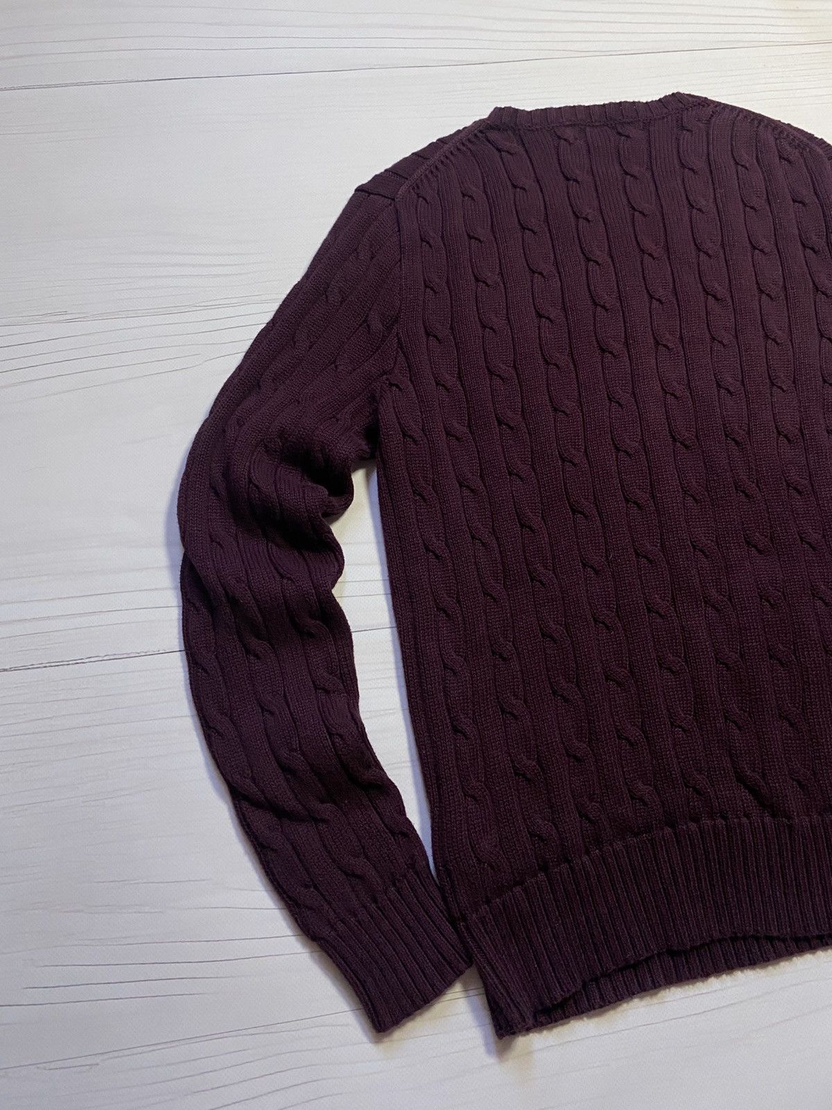 Polo Ralph Lauren Polo Ralph Lauren cable knit crew neck y2k sweater Size M / US 6-8 / IT 42-44 - 13 Thumbnail