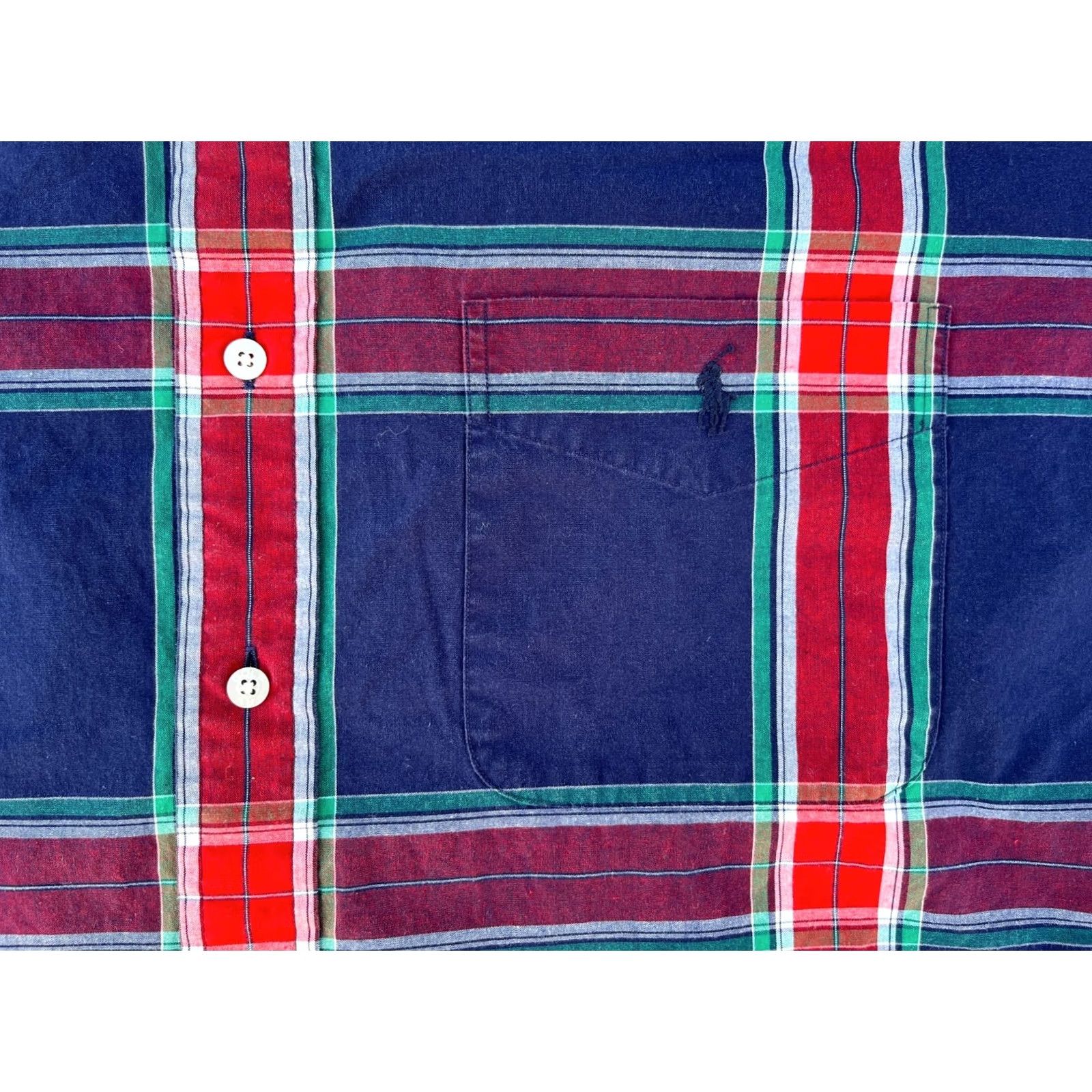 Ralph Lauren VINTAGE Ralph Lauren Golf Shirt XL Men’s Plaid Long Sleeve Button-Down Tilden Size US XL / EU 56 / 4 - 5 Thumbnail