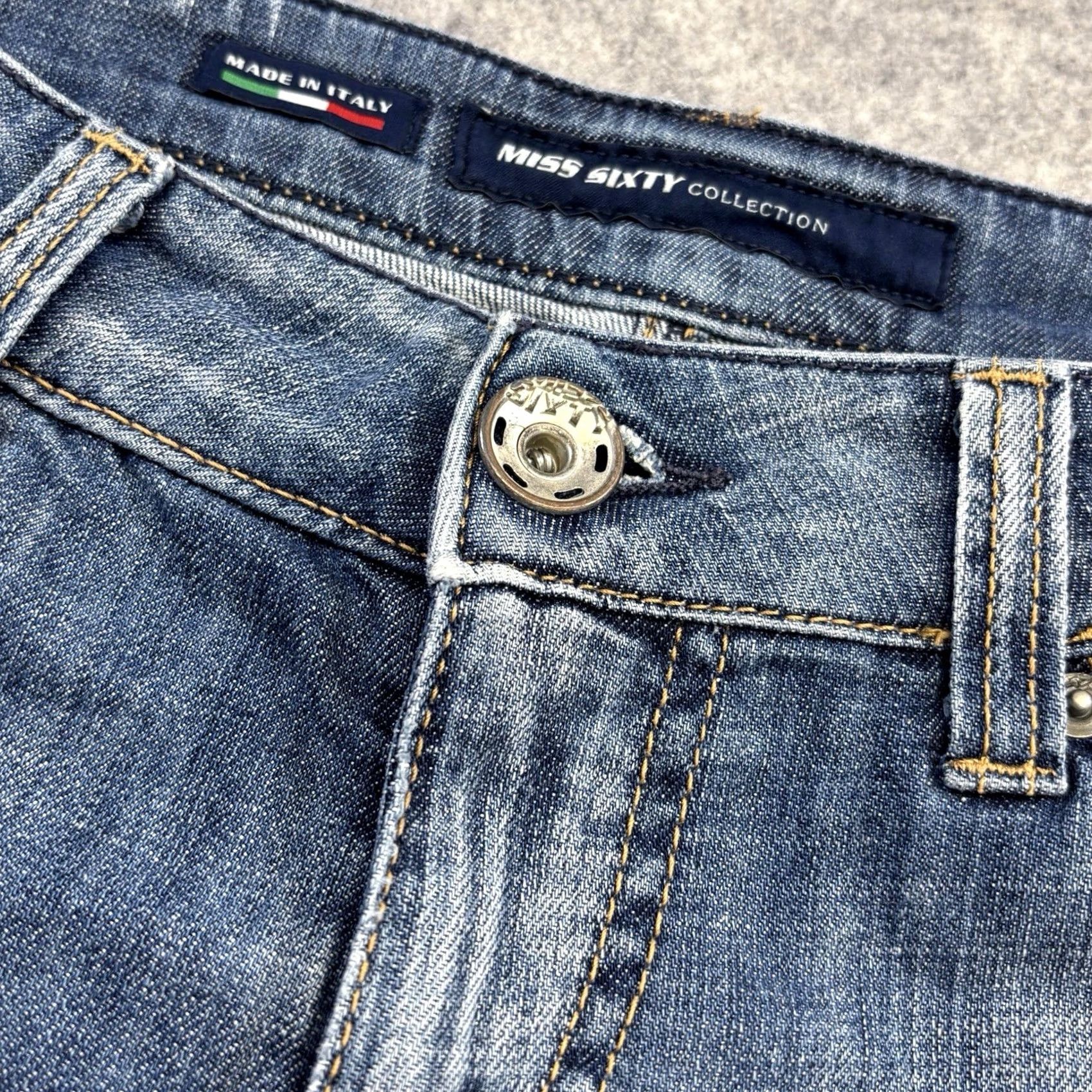 Miss Sixty Miss Sixty Denim Mini Shorts W26 Women Blue Retro Y2K Vintage Summer (Regular) Womens Size 26" / US 2 / IT 38 - 3 Thumbnail
