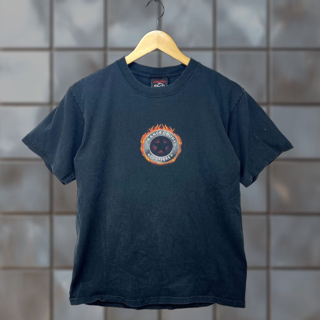 Vintage VINTAGE Orange County Choppers Flames Biker T-shirt M Medium Black Mens T-Shirt Size US M / EU 48-50 / 2 - 1 Thumbnail