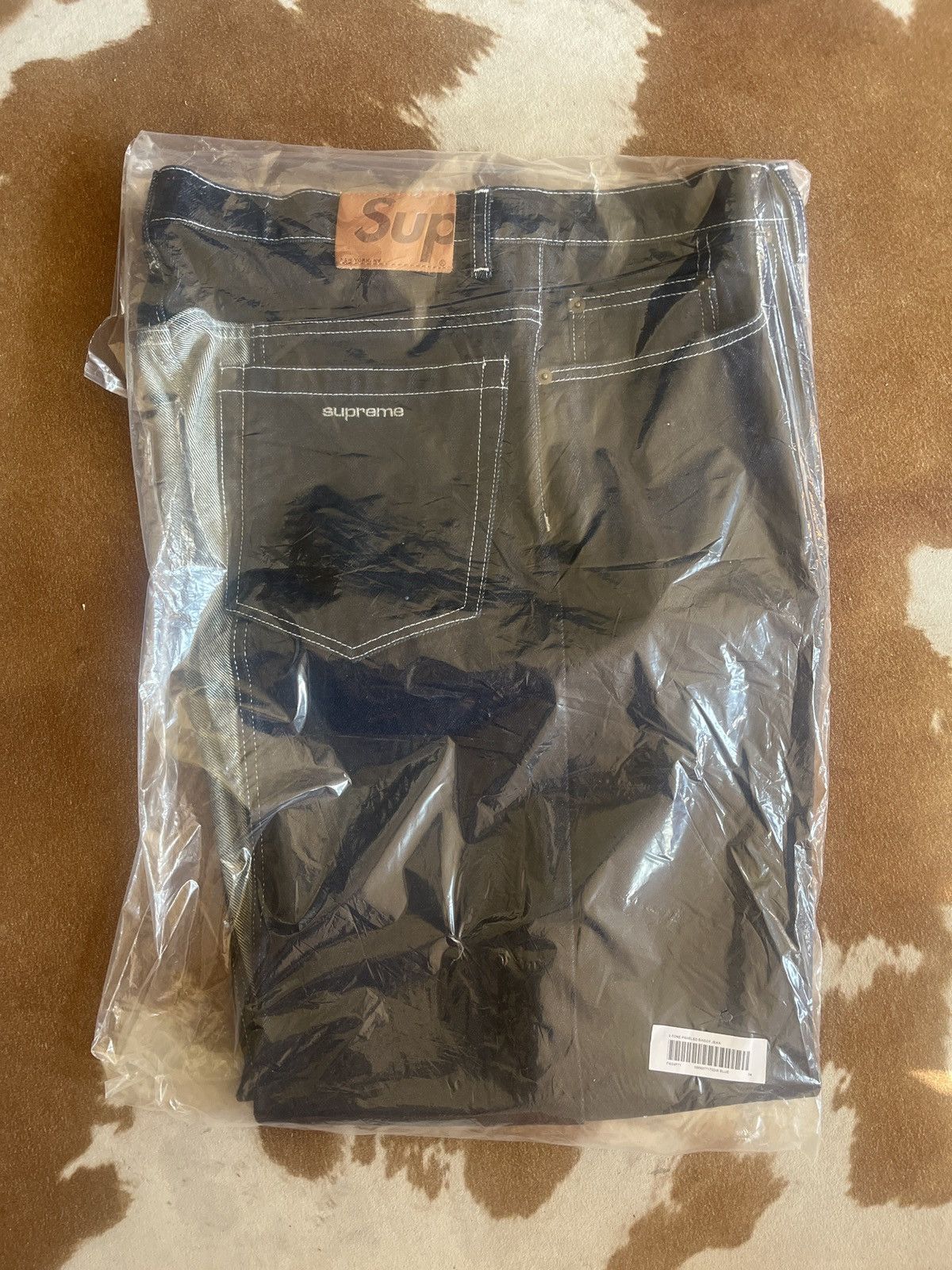 Supreme 2-TONE PANELED BAGGY JEAN Size US 34 / EU 50 - 4 Thumbnail