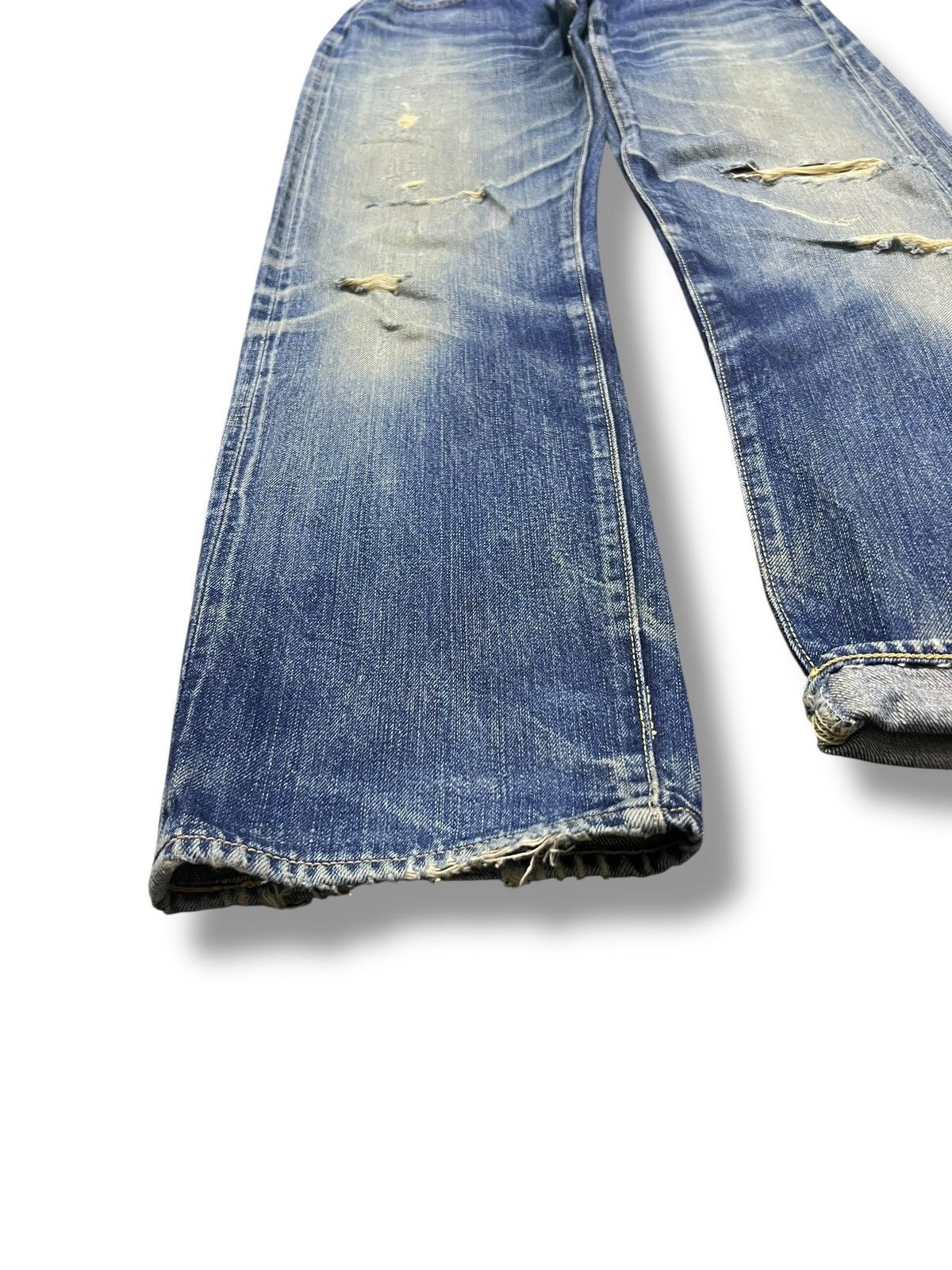 Japanese Brand Vintage Go west Yellow Division Selvedge Denim Japan Size US 29 - 7 Thumbnail