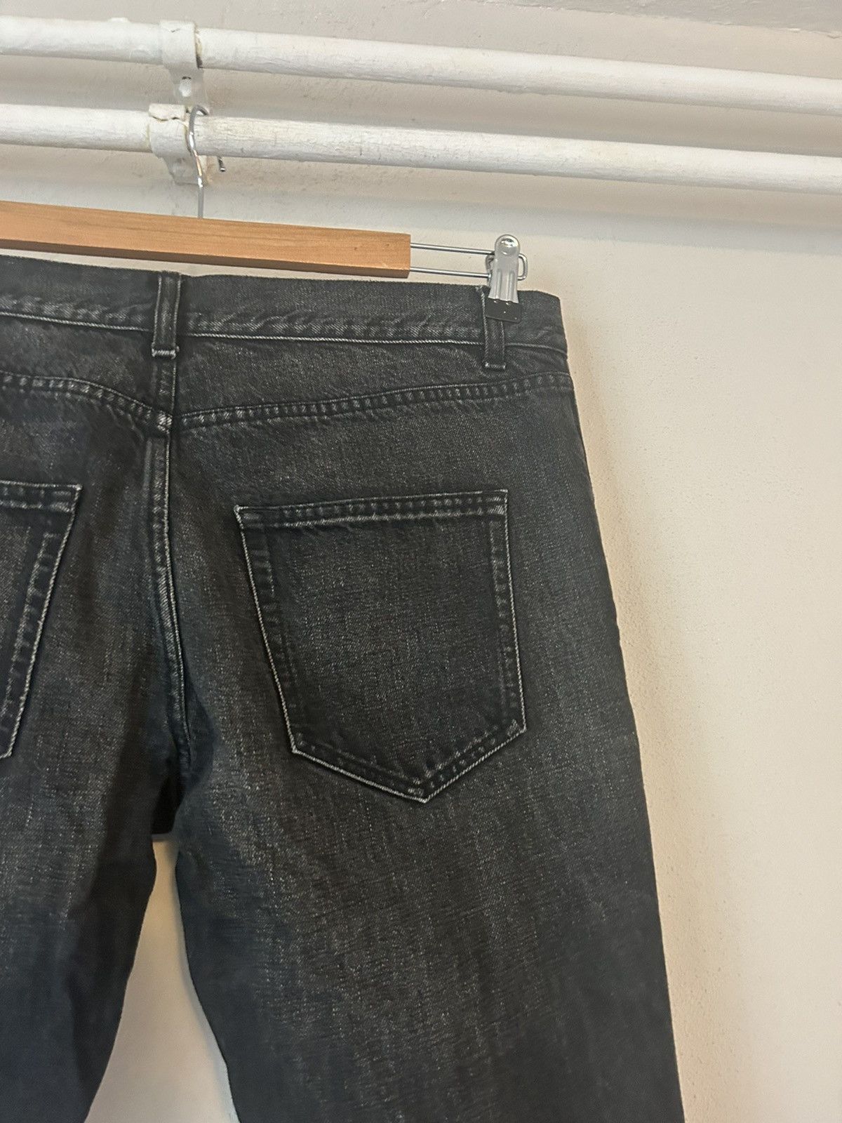 Saint Laurent Paris Black D02 M/SK-LW Jeans Size US 32 / EU 48 - 10 Thumbnail