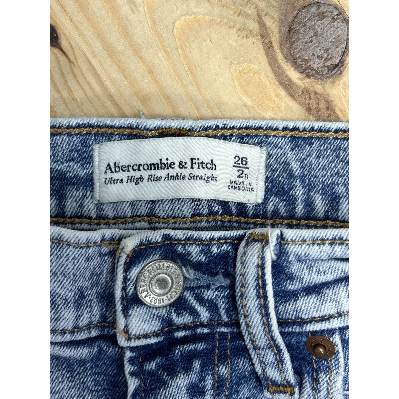 Abercrombie & Fitch Abercrombie & Fitch Jeans Women 26 Blue Ultra HighRise Ankle Size 26" / US 2 / IT 38 - 7 Thumbnail
