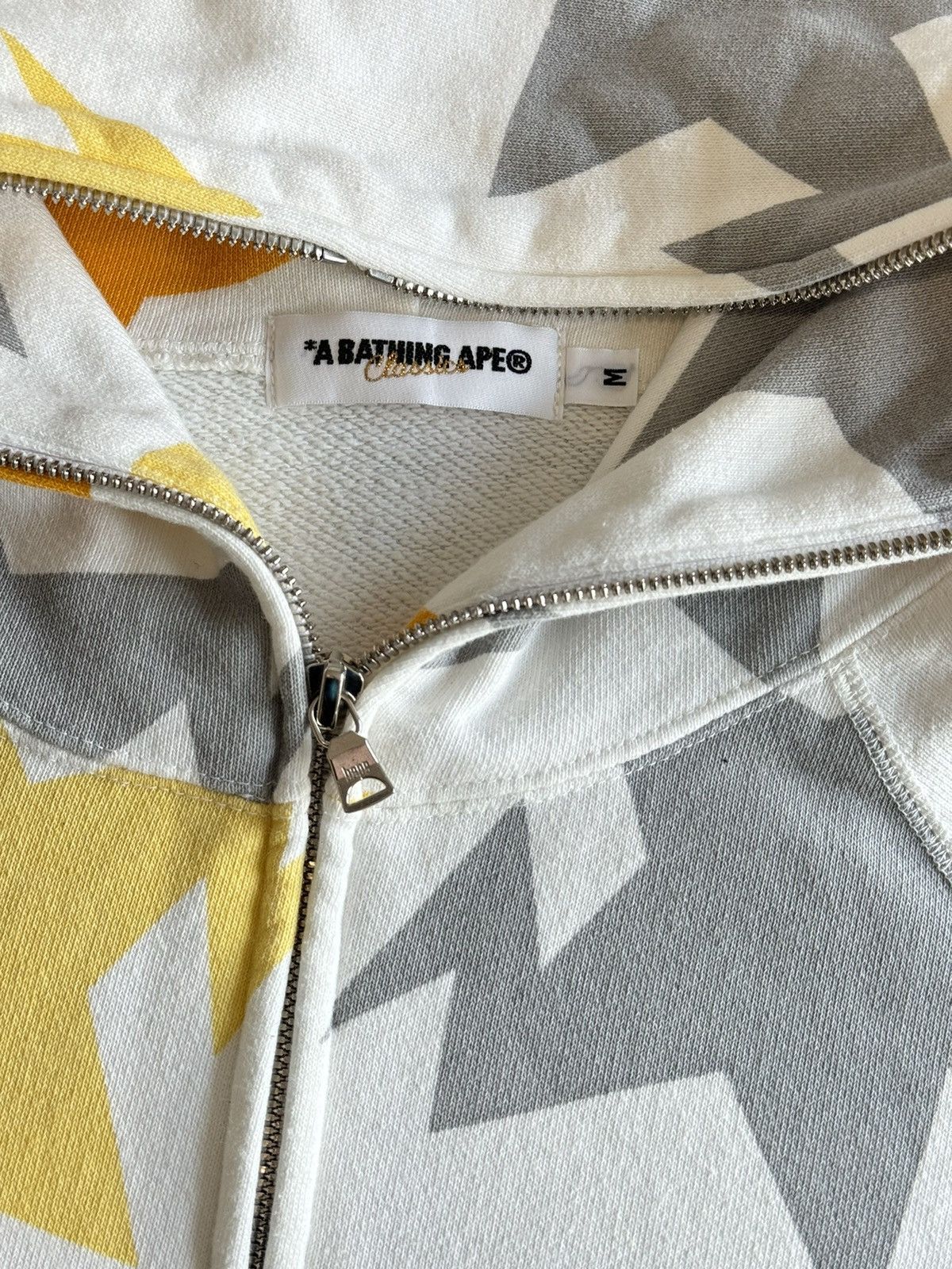 Bape × Nigo RARE Matsuyama Sta Pattern Full Zip Hoodie Size US M / EU 48-50 / 2 - 11 Thumbnail