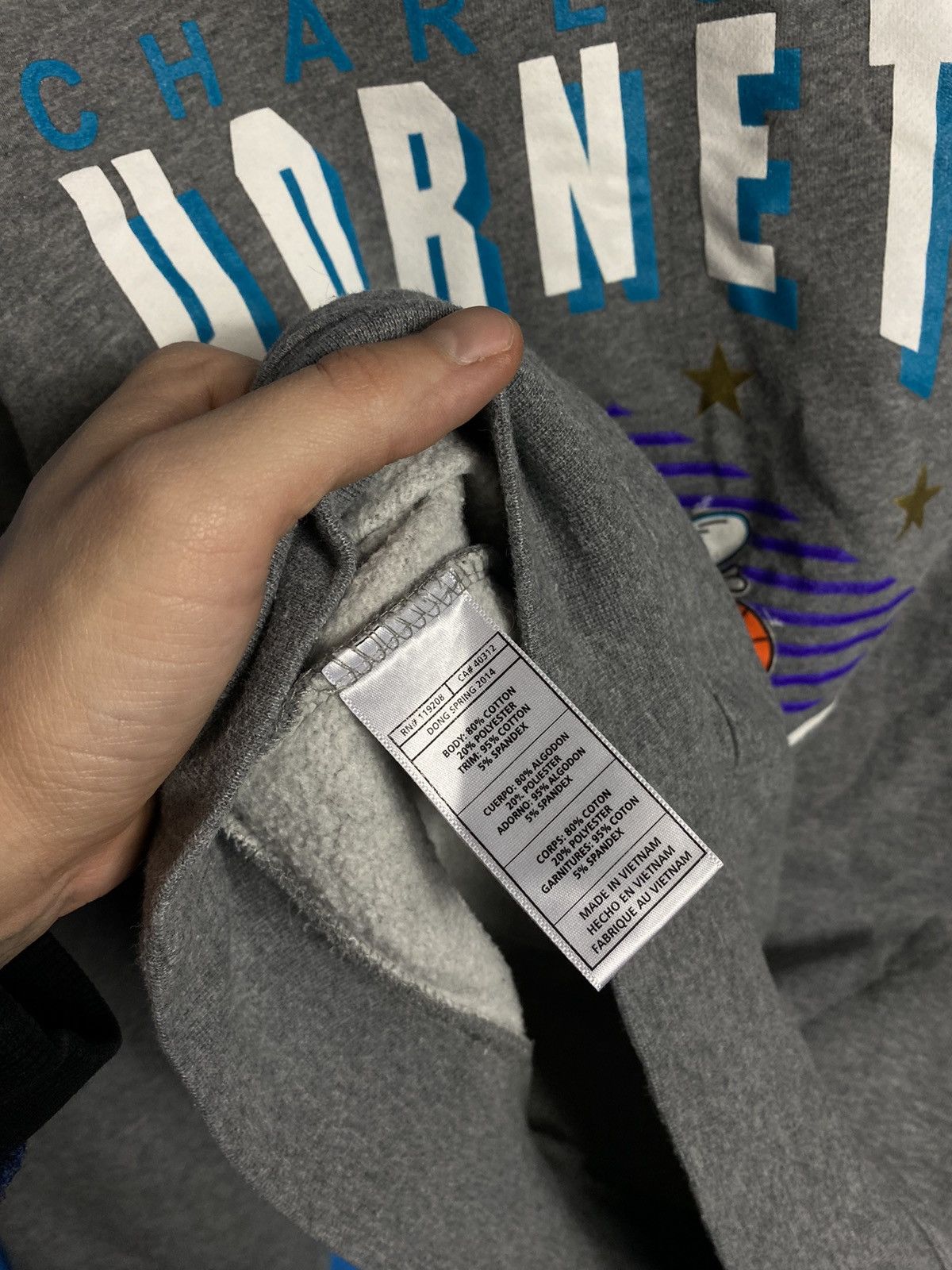 Mitchell & Ness × NHL × Vintage Charlotte Hornets NHL club sweatshirt USA Size US M / EU 48-50 / 2 - 5 Thumbnail