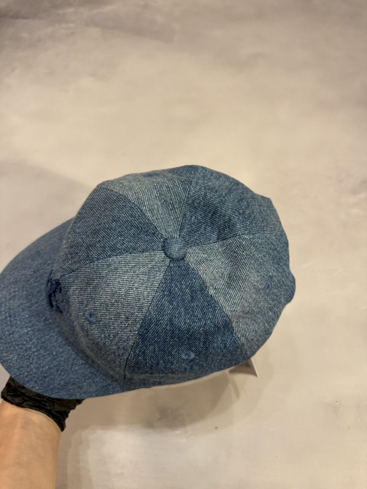JW Anderson JW Anderson 3D Logo Denim Hat(Blue/OS) Size ONE SIZE - 5 Thumbnail