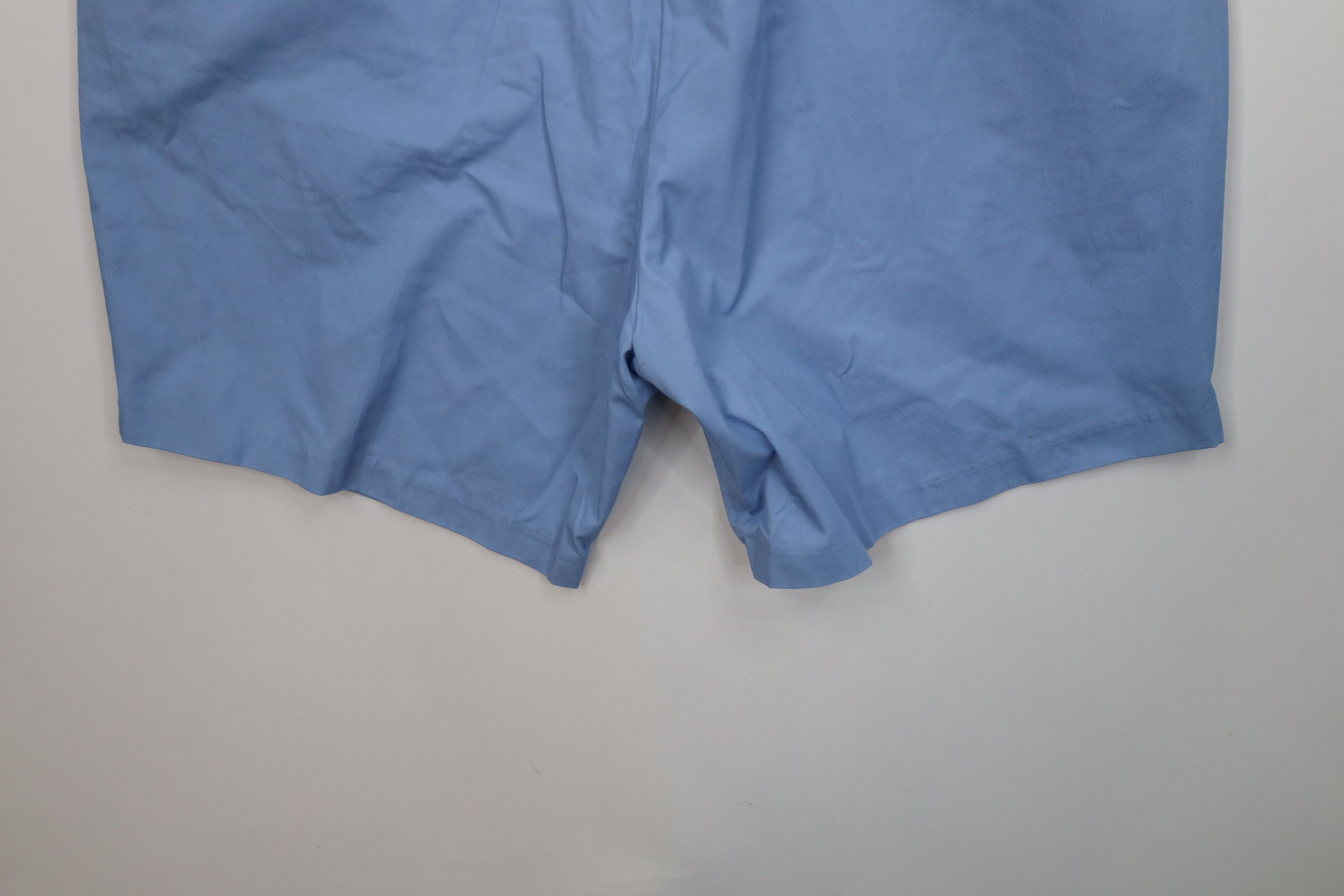 Vintage Vintage 70s Streetwear Above Knee Chino Shorts Carolina Blue Size US 36 / EU 52 - 12 Thumbnail