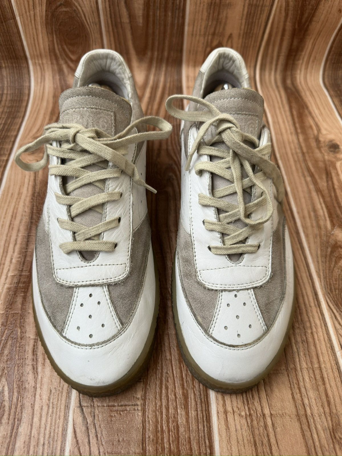 Maison Margiela Maison margiela MM6 White Court Sneakers Lowtops Size US 11 / EU 44 - 3 Thumbnail