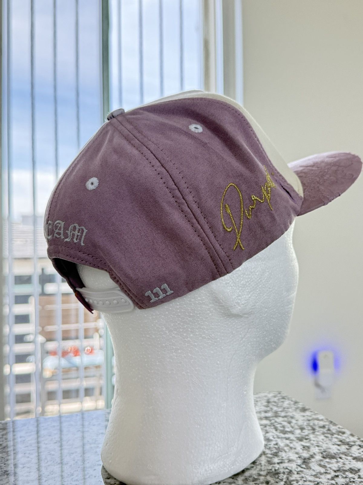 Other Purple and cream Dripped Out hat Dvniel Luu Size ONE SIZE - 4 Thumbnail