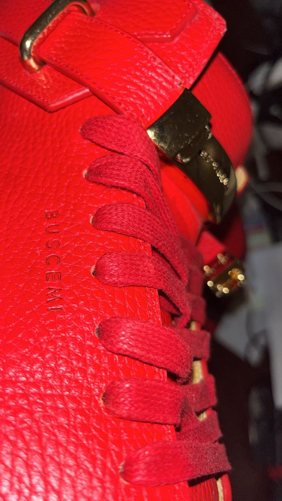 Buscemi Red/black Size US 11 / EU 44 - 1 Thumbnail