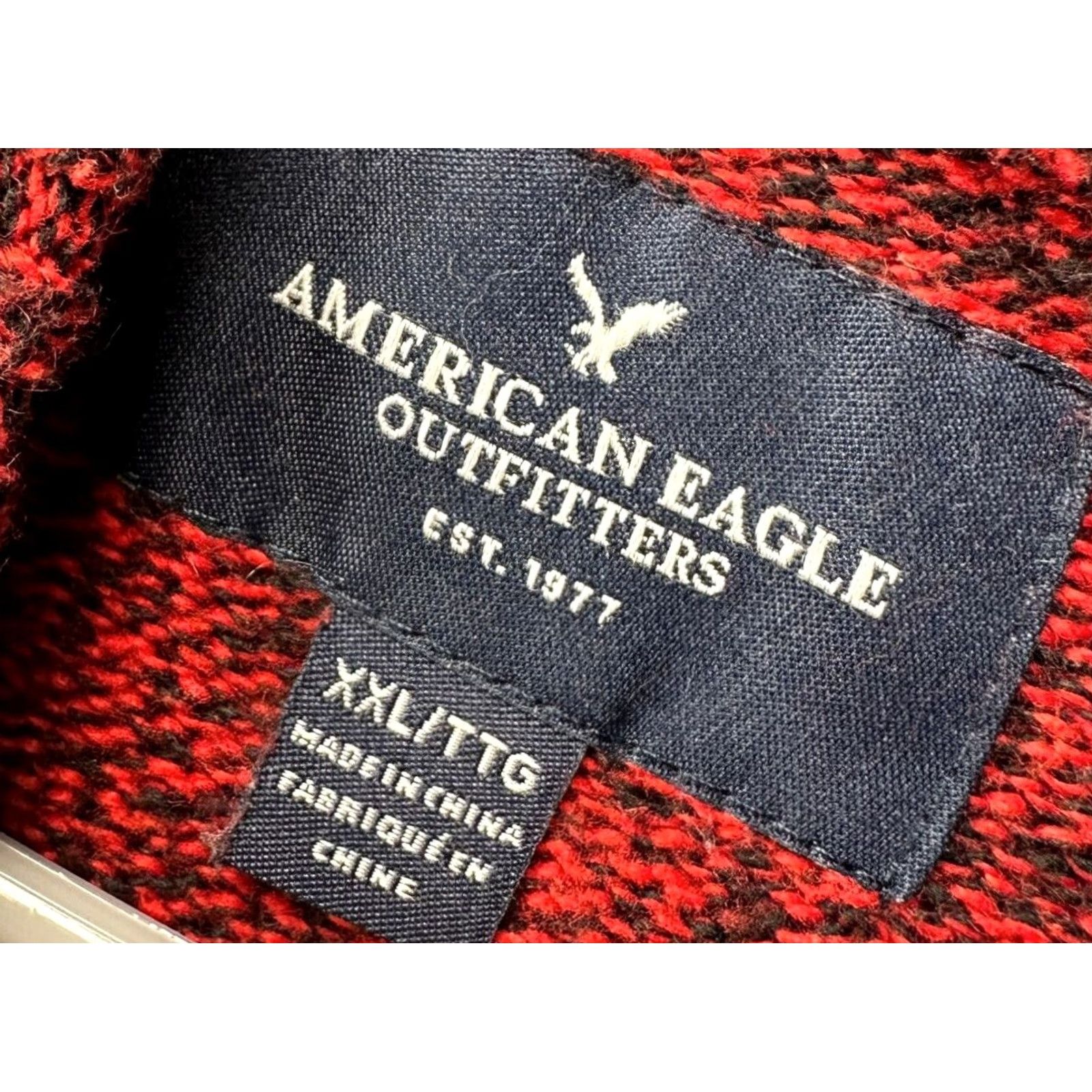 Vintage VINTAGE American Eagle Sweater Mens 2XL Red Holiday Snowflakes Knit Pullover Southwest Size US XXL / EU 58 / 5 - 4 Thumbnail