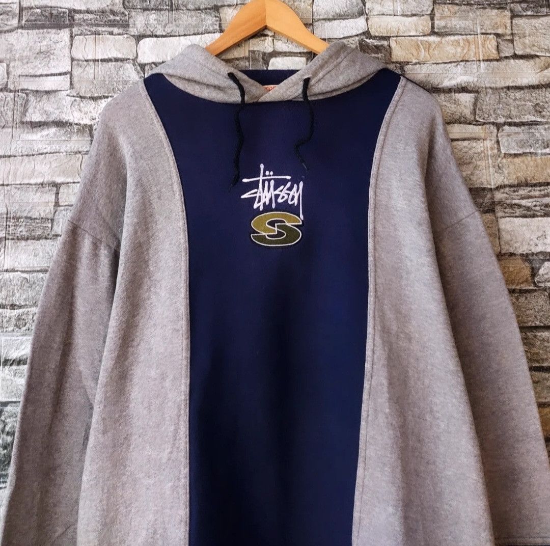Stussy Vintage STUSSY Sweatshirt Hoodie Size US L / EU 52-54 / 3 - 3 Thumbnail