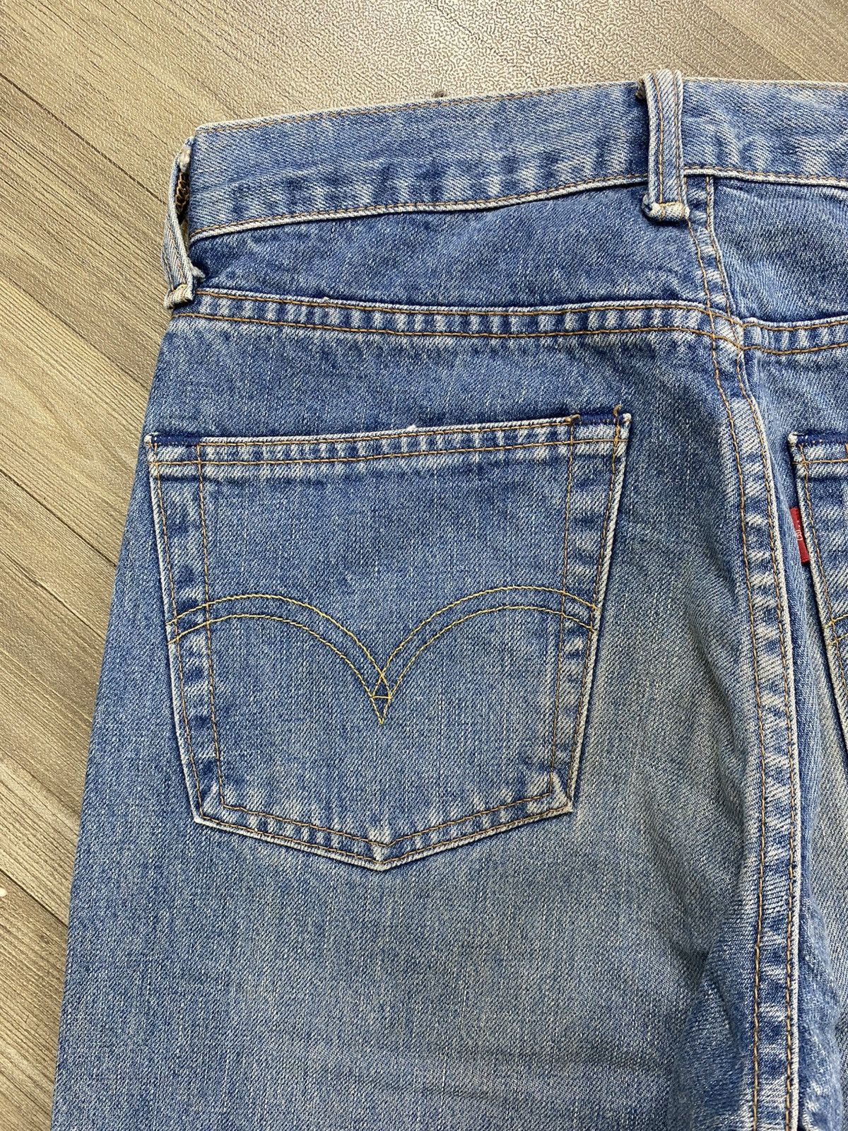 Levi's Vintage Clothing Vintage Levis 503 28x36 Selvedge Straight Fit Blue Jeans Size US 28 / EU 44 - 11 Thumbnail