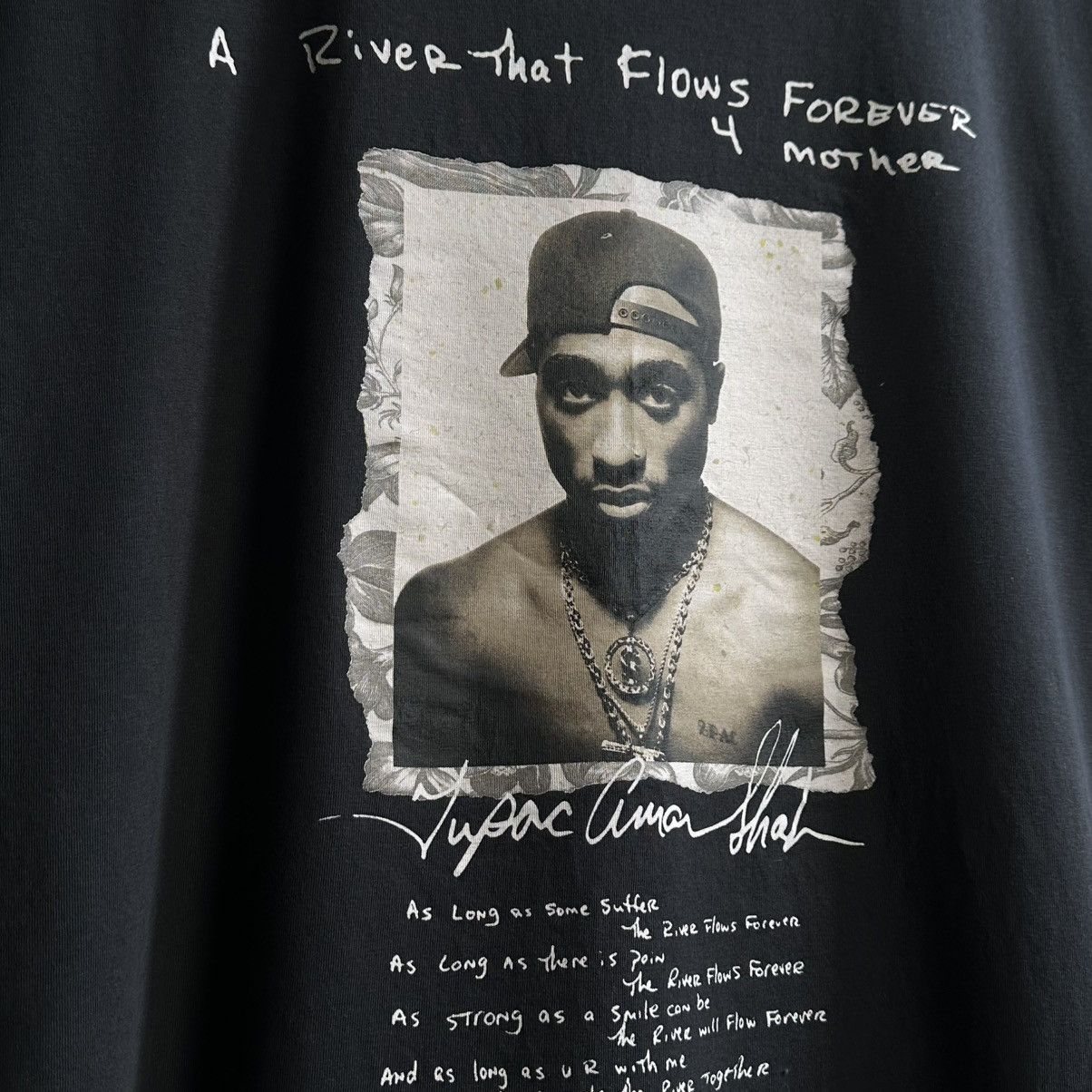 Band Tees × Rap Tees × Vintage VINTAGE 2PAC SHAKUR TUPAC RAP GRAPHIC TEE Size US L / EU 52-54 / 3 - 4 Thumbnail