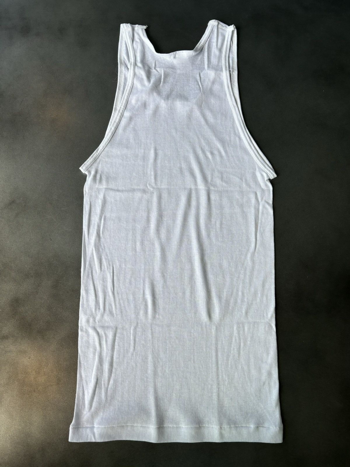 Hanes × Vintage 1980s Vintage Tank Top Blank White Undershirt Wife Beat 80s Size US L / EU 52-54 / 3 - 4 Thumbnail