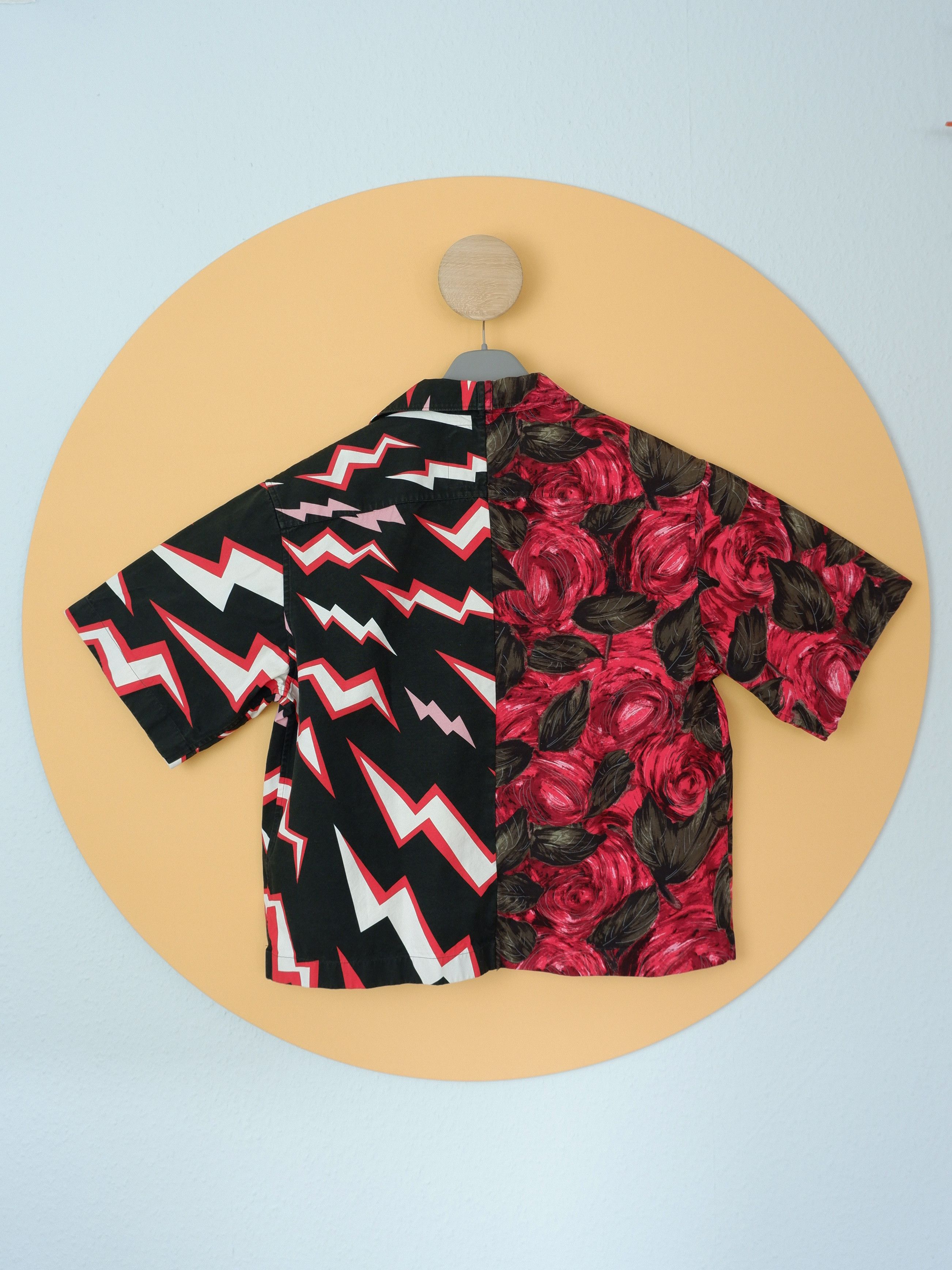 Prada Best price! Prada double match bolt print shirt AW19 Size US M / EU 48-50 / 2 - 4 Thumbnail