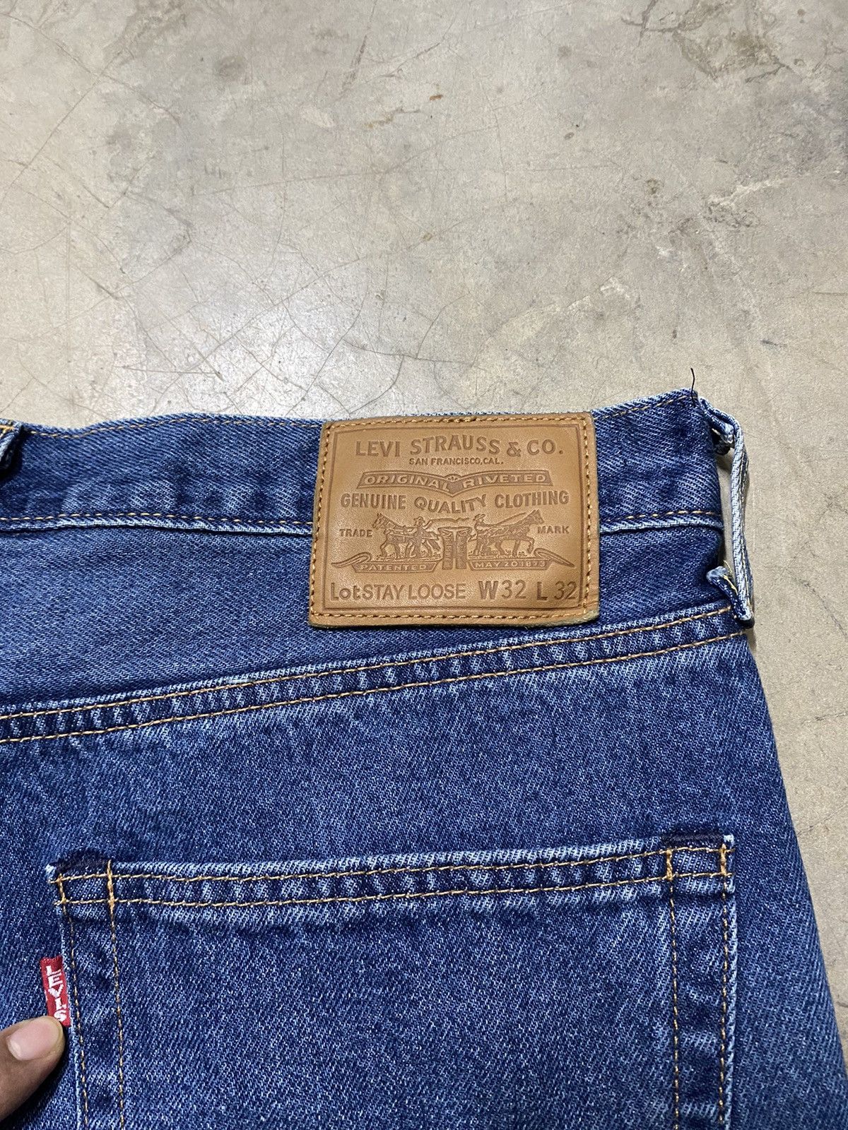 JNCO × Levi's Baggy Jeans Levi’s Premium Big E Stay Loose Jeans Size US 33 - 10 Thumbnail