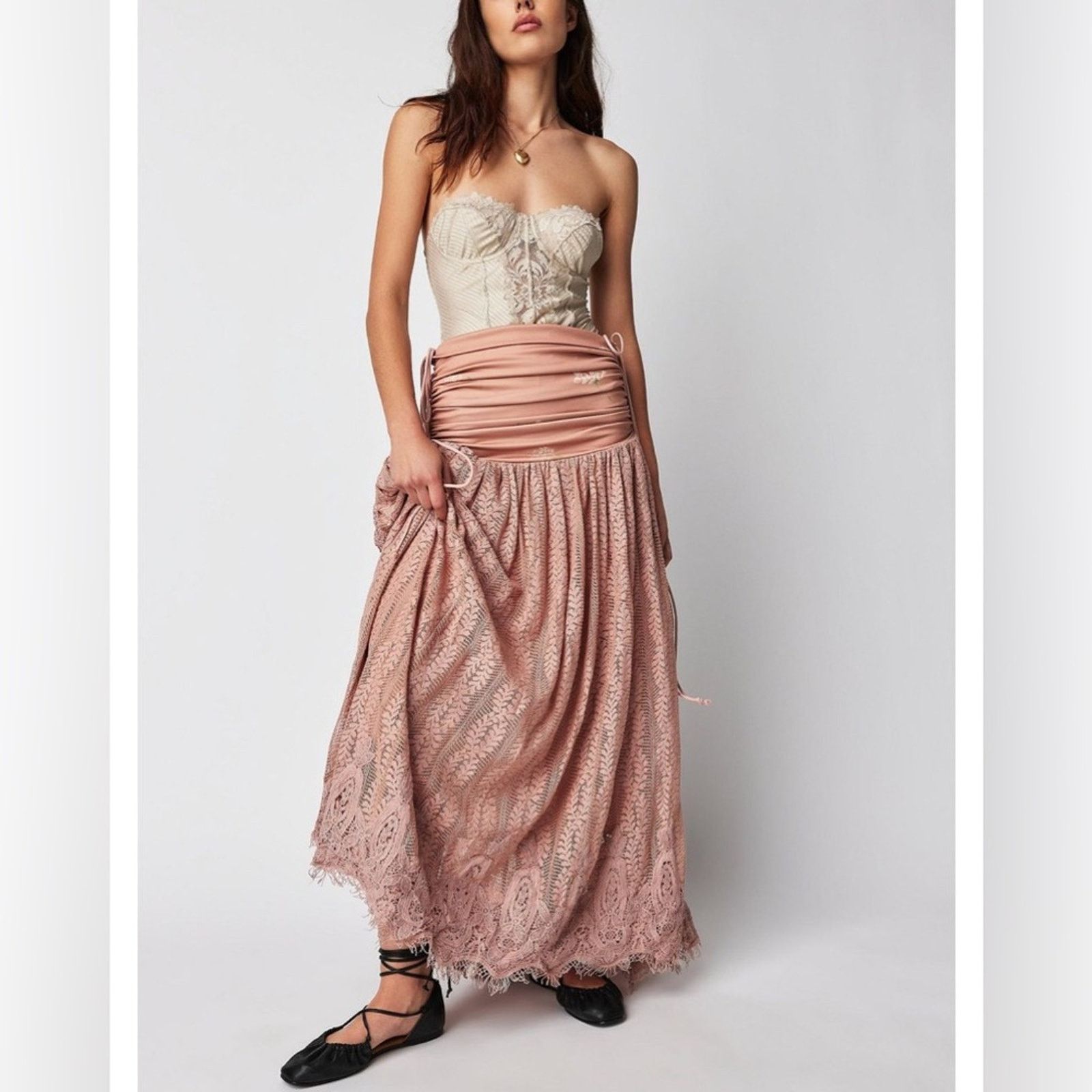 Free People NWT free people Rosie plains convertible maxi. $198 retail! Size XS / US 0-2 / IT 36-38 - 3 Thumbnail