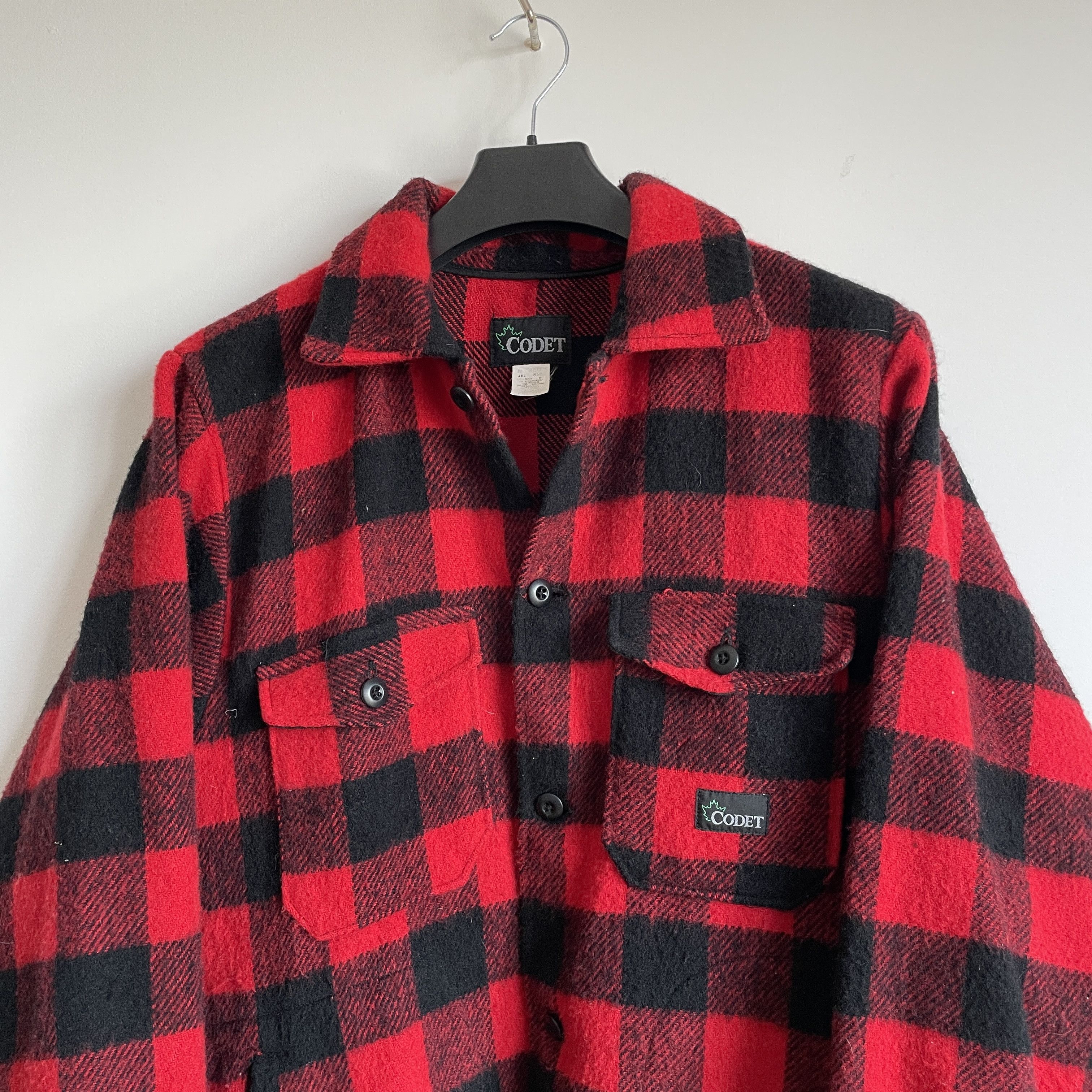 Vintage Codet 90's Made in Canada Mackinaw Buffalo Plaid Overshirt Size US M / EU 48-50 / 2 - 3 Thumbnail