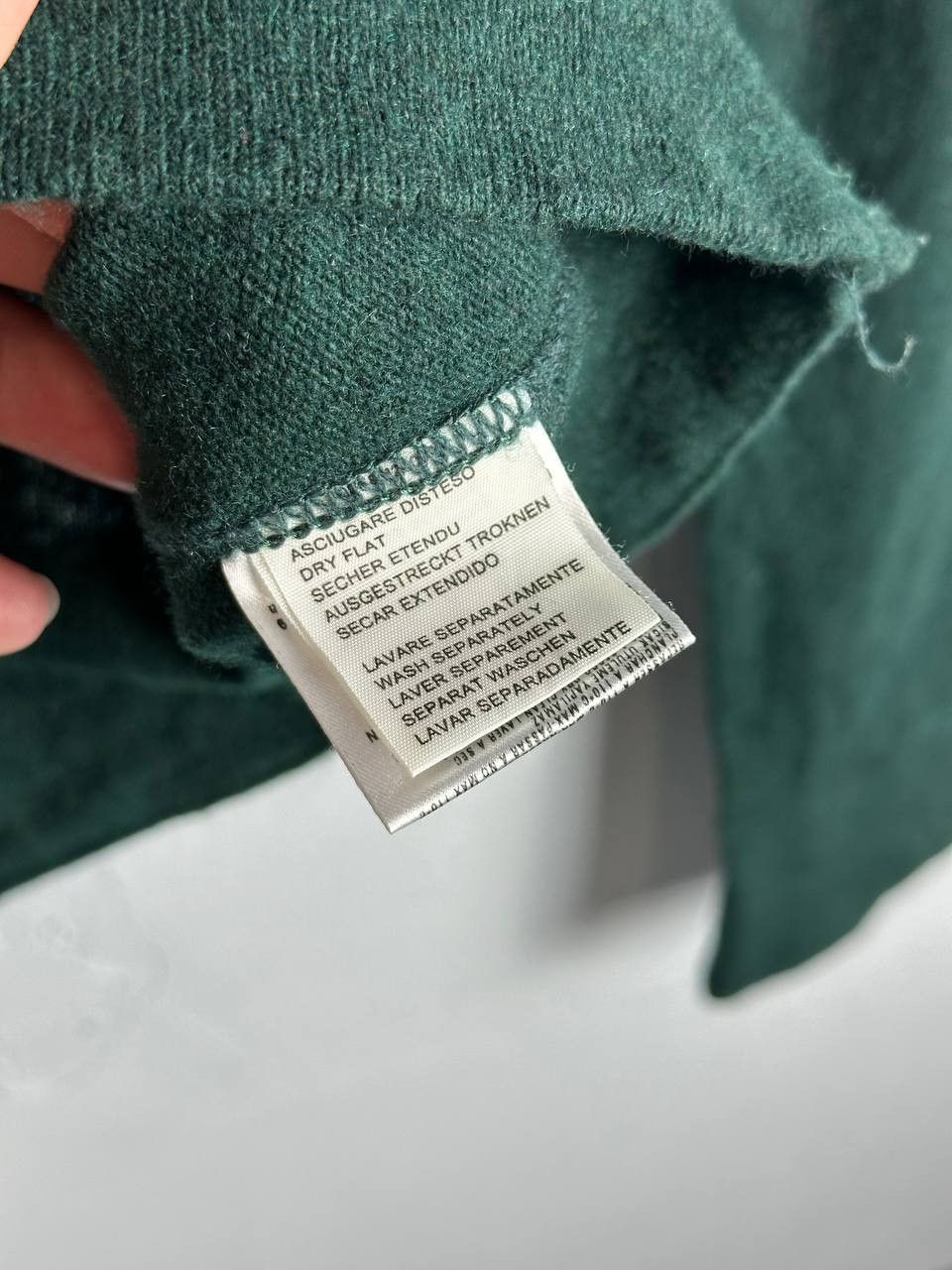 Diesel × Vintage Vintage Diesel Wool Sweater Knitwear Logo Green Size US M / EU 48-50 / 2 - 8 Thumbnail