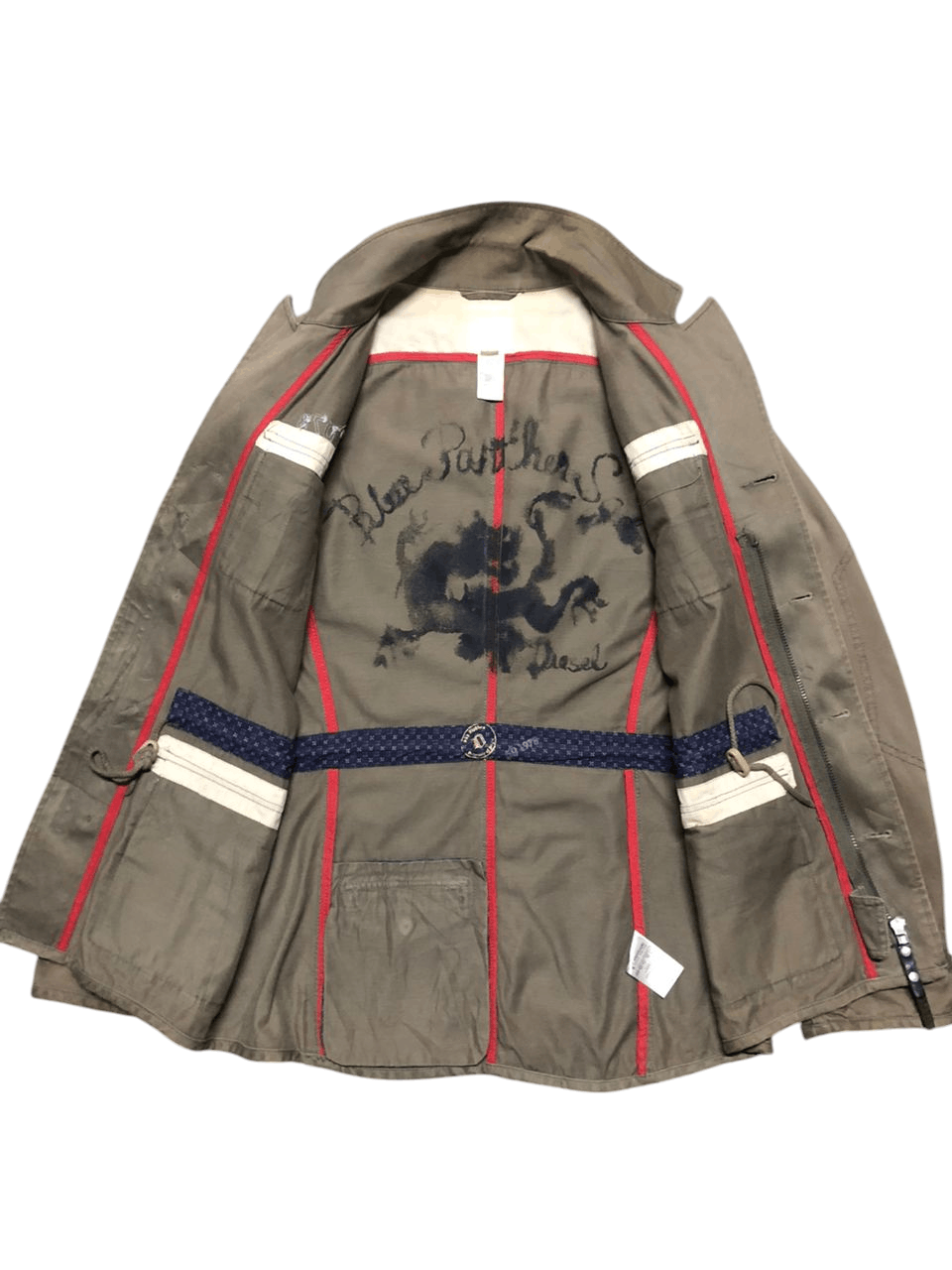 Diesel Vintage Diesel Jacket Military Style Sunfaded Faded Size US M / EU 48-50 / 2 - 3 Thumbnail