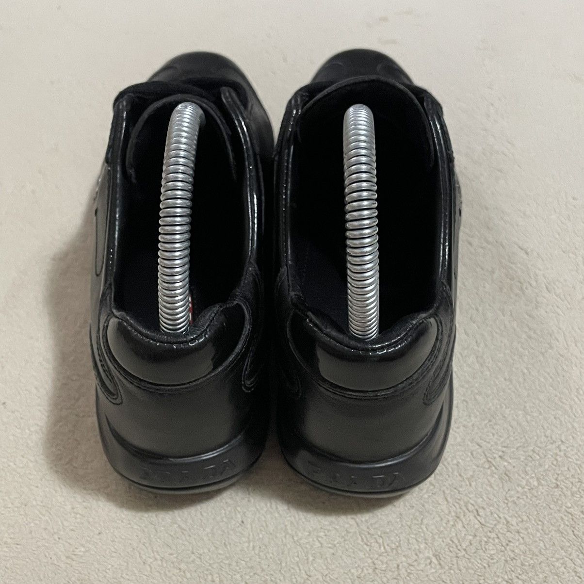 Prada Prada Vintage Leather Sneakers rap archive streetwear swag Size US 4.5 / IT 34.5 - 5 Thumbnail