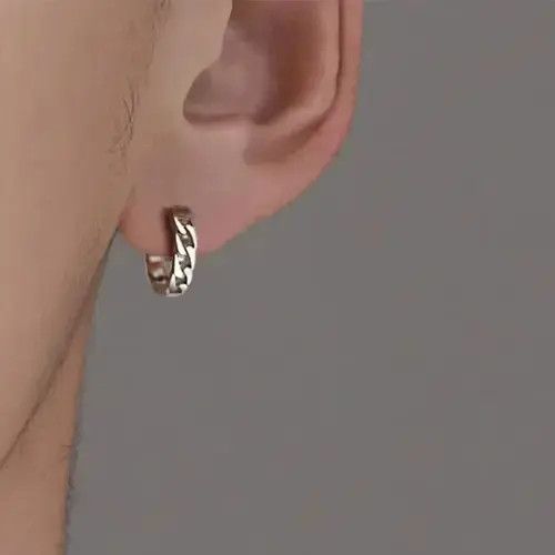 Sterling Silver 💯925 silver vintage punk earrings Size ONE SIZE - 1 Thumbnail