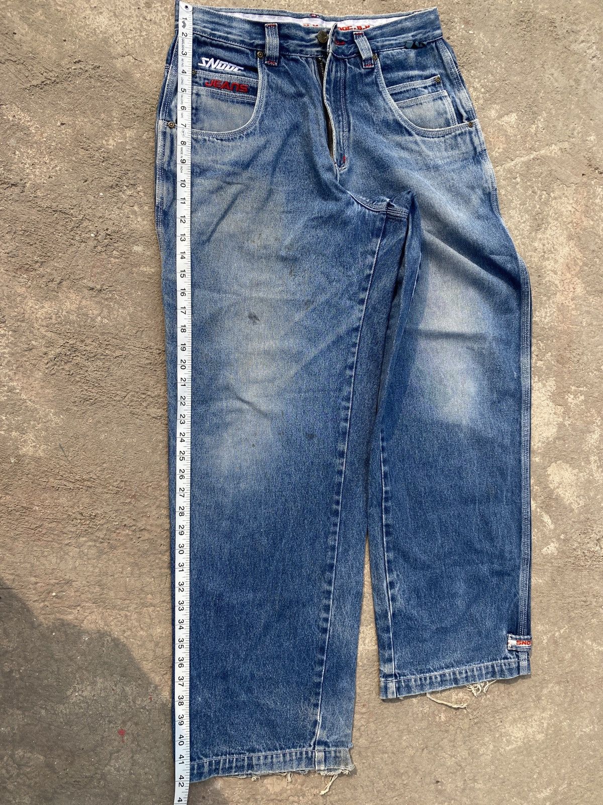 JNCO × Vintage Snooc Vintage Thrashed Hiphop jean Size US 32 / EU 48 - 13 Thumbnail
