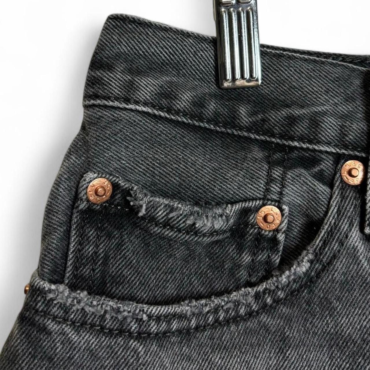 Levi's Vintage Style Levi's 501 Grey Distressed Cutoff Denim Shorts Size US 30 / EU 46 - 3 Thumbnail
