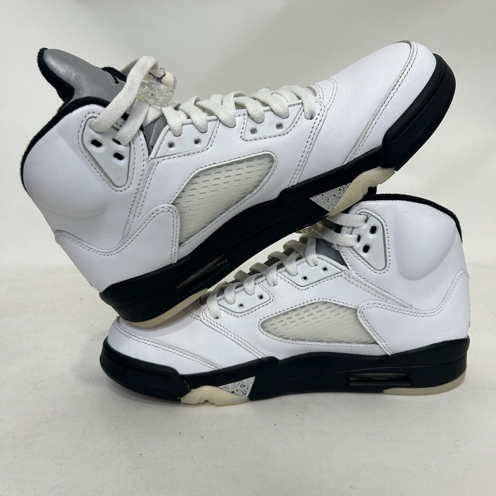 Jordan Brand Nike Air Jordan 5 Retro OG “Reverse Metallic/White Black” Size US 8 / EU 41 - 3 Thumbnail