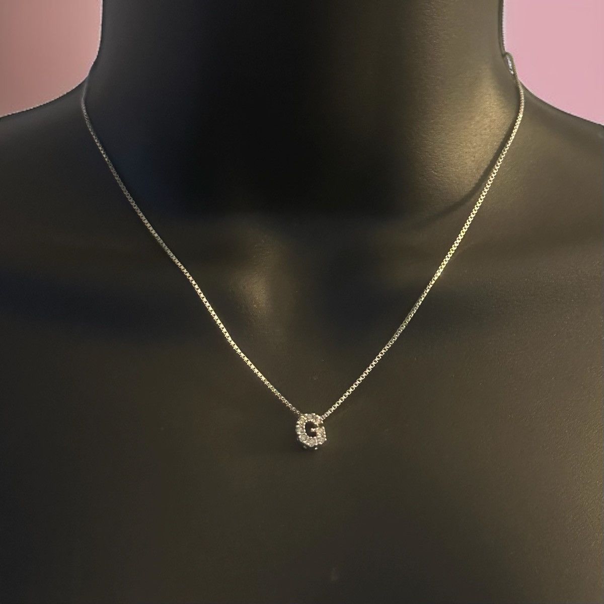Other × Vintage Vintage Nadri silver tone CZ initial letter G necklace Size ONE SIZE - 1 Thumbnail