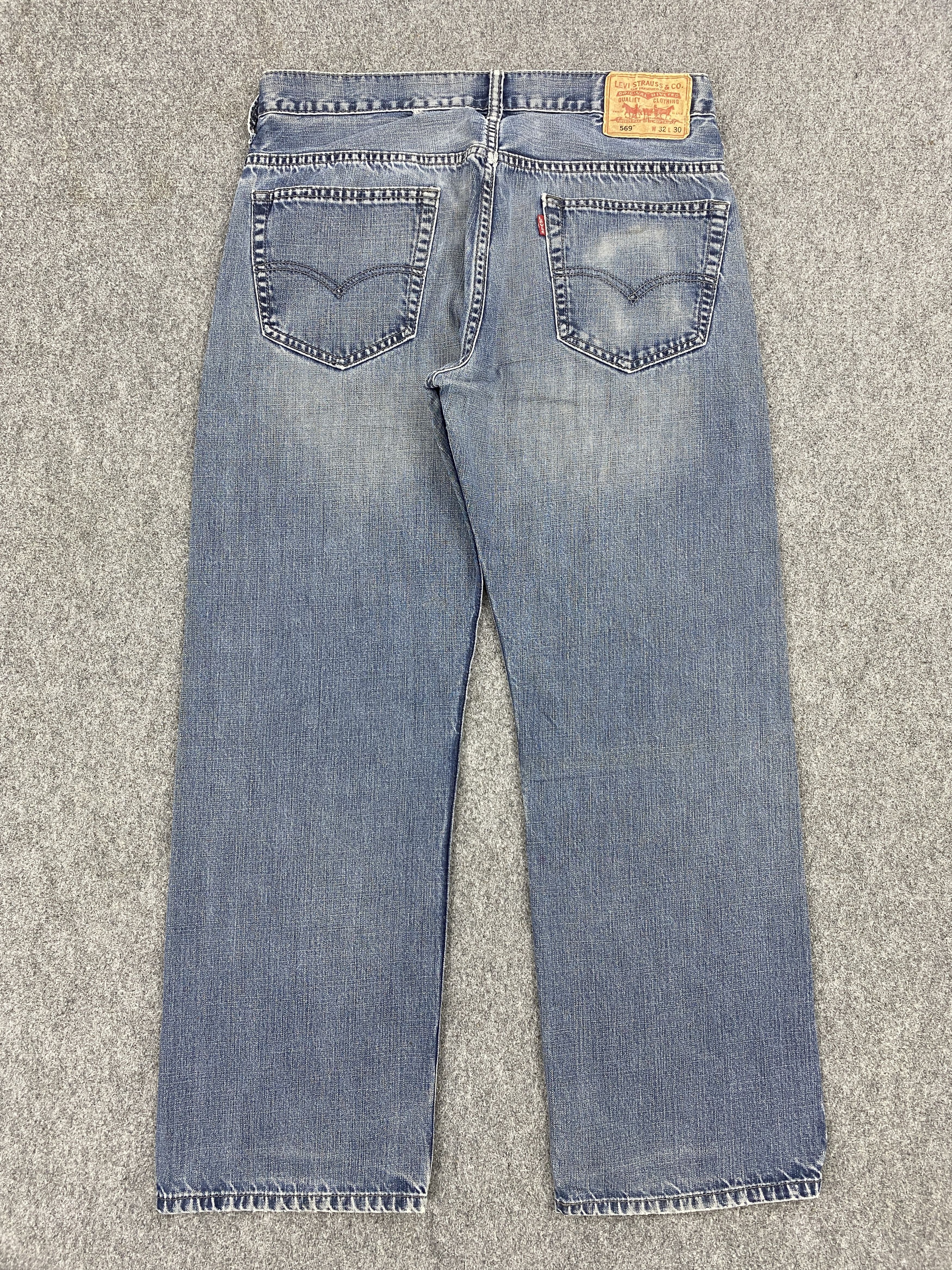 Levi's × Vintage Faded Blue Vintage Levis 569 Jeans Size US 32 / EU 48 - 3 Thumbnail