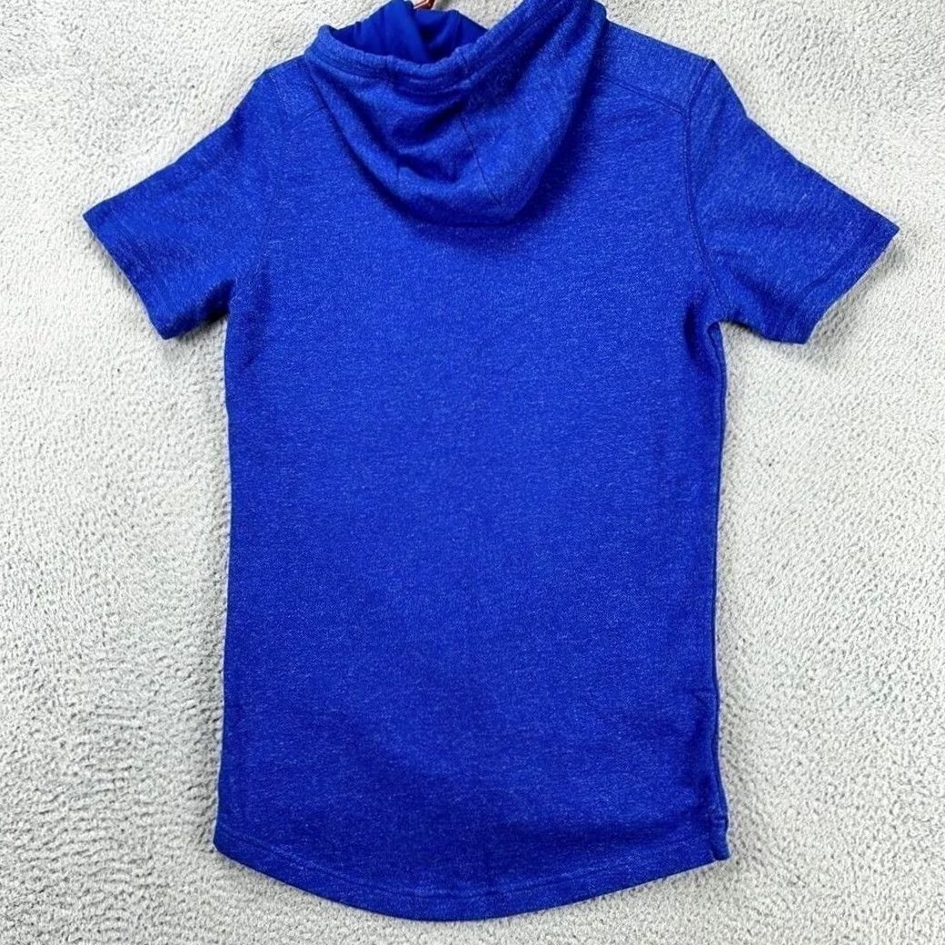 Under Armour Under Armour Hoodie Shirt Mens Medium Blue Short Sleeve Training Drawstring Size US M / EU 48-50 / 2 - 3 Thumbnail