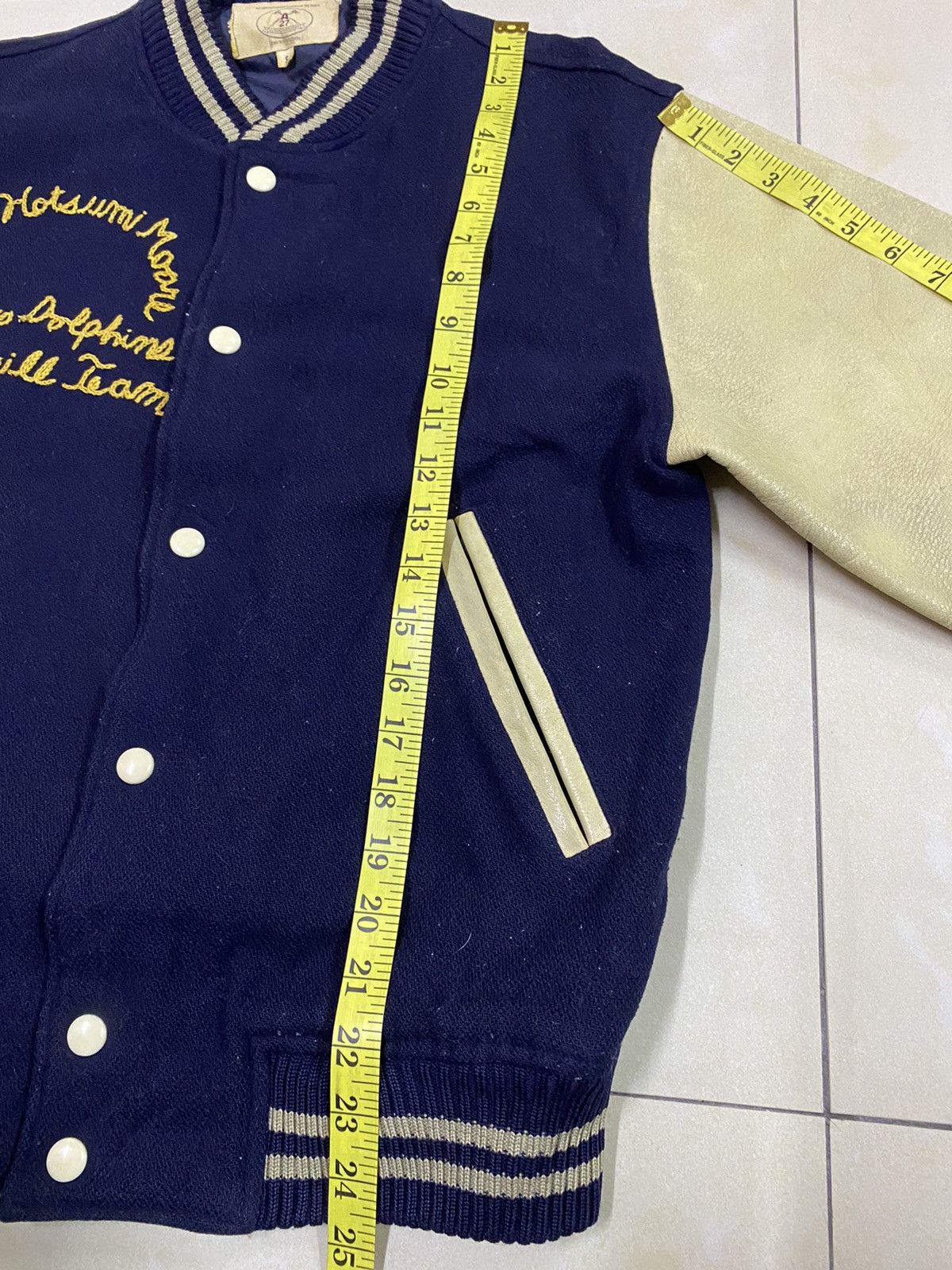 Japanese Brand × Vintage Vintage 79-80s Palisades Dolphins Varsity Jacket Size US S / EU 44-46 / 1 - 10 Thumbnail