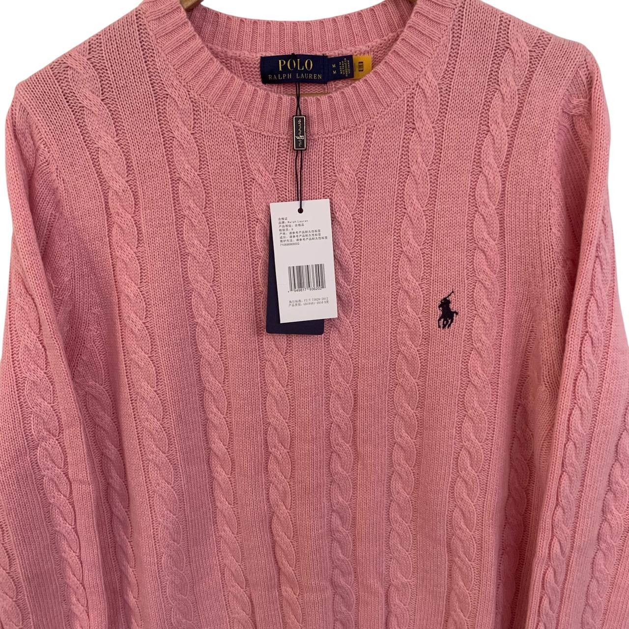 Polo Ralph Lauren Polo Ralph Lauren Knit Wear Sweatshirt Pink Size US M / EU 48-50 / 2 - 2 Thumbnail