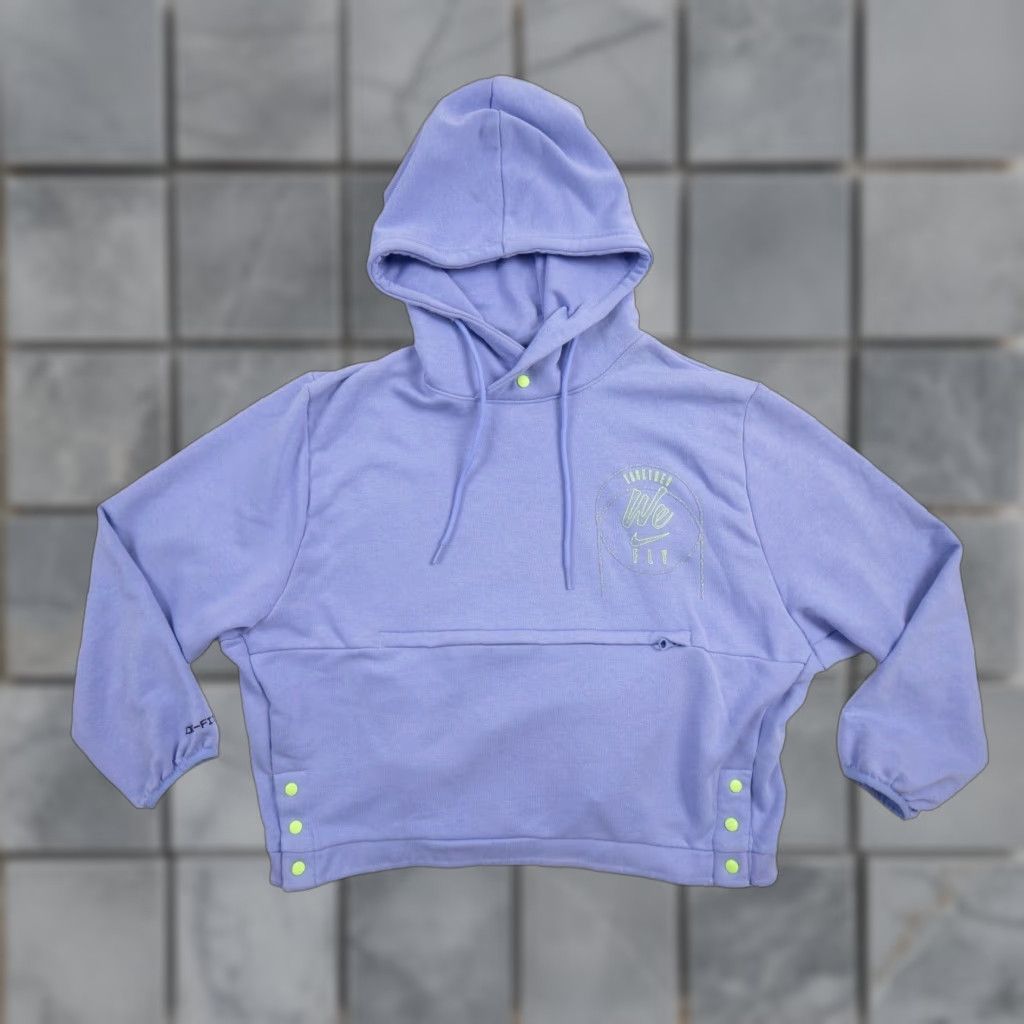 Nike Nike Women's Hoodie Sweatshirt XS Purple Oversized Pullover Knit Logo | Regular Fit | Activewear/Casual - 2010s? (ignore decade unless known) Size XS / US 0-2 / IT 36-38 - 1 Thumbnail