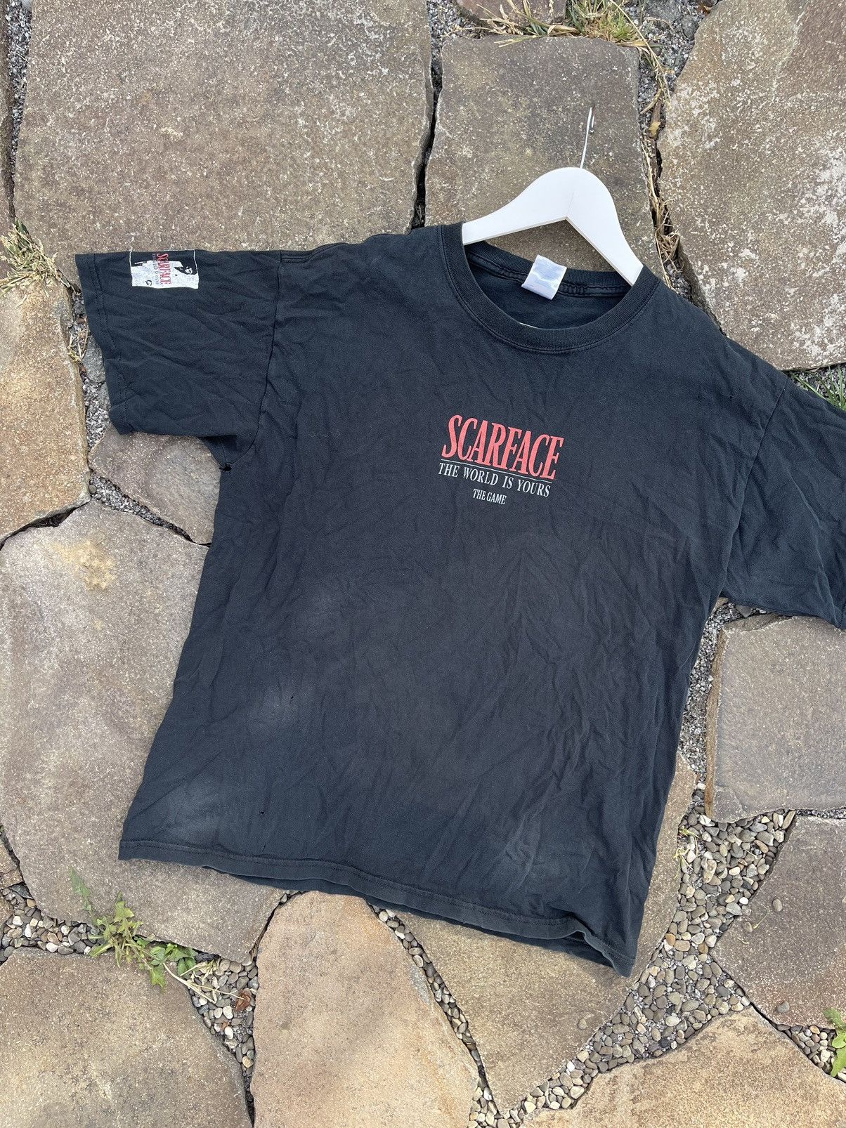 Vintage 90’s Scarface Promo Movie T-shirt vintage be Tony Montana Size US L / EU 52-54 / 3 - 3 Thumbnail