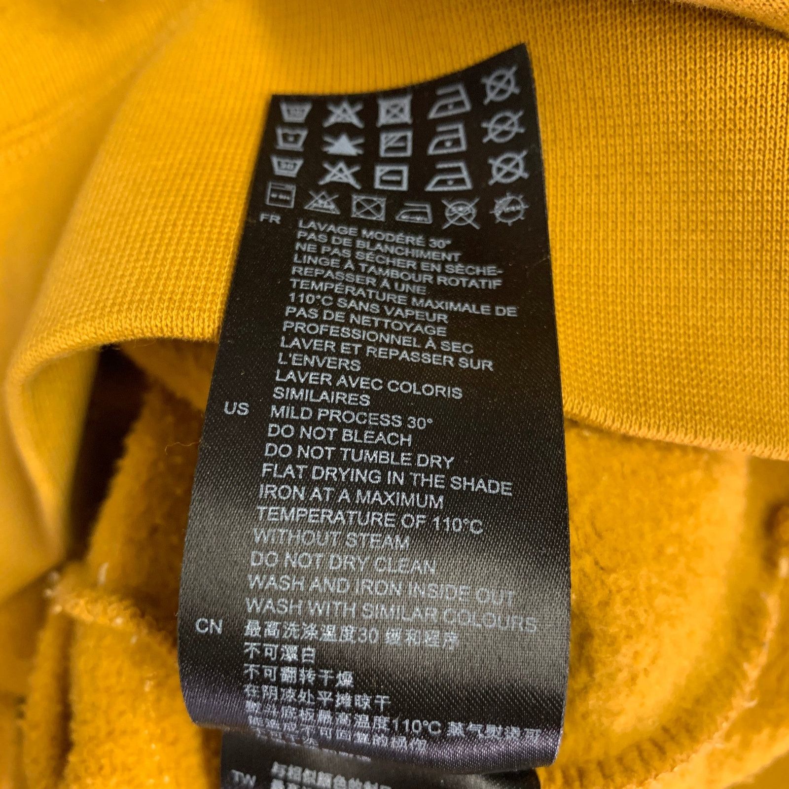 Sandro SANDRO "STANDARD" Yellow Black White Cotton Sweatshirt Size US S / EU 44-46 / 1 - 8 Thumbnail