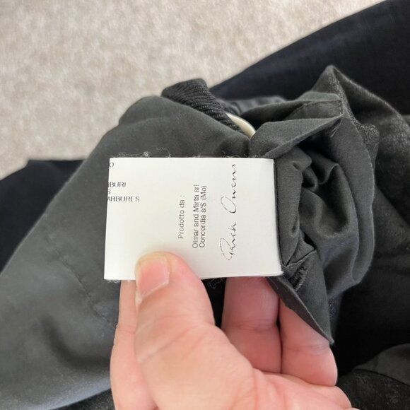 Rick Owens Drkshdw Rick Owens DRKSHDW Lamb Leather Cropped Gray Short Sleeve Zi Size M / US 6-8 / IT 42-44 - 12 Thumbnail