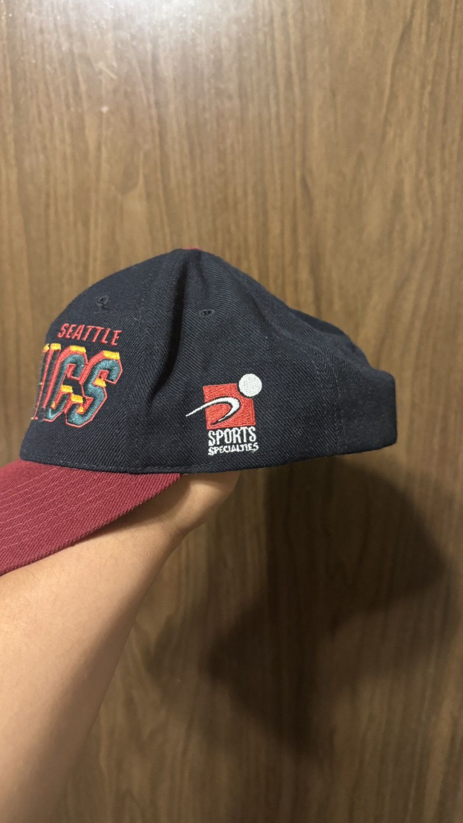 Sports Specialties Vintage 90’s Sports Specialties Seattle SuperSonics Grid Hat Size ONE SIZE - 4 Thumbnail