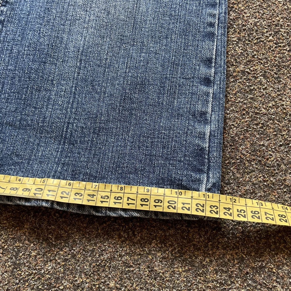 Vintage vintage pants bootcut jeans Y2K flared skulls fade Size 35" - 8 Thumbnail