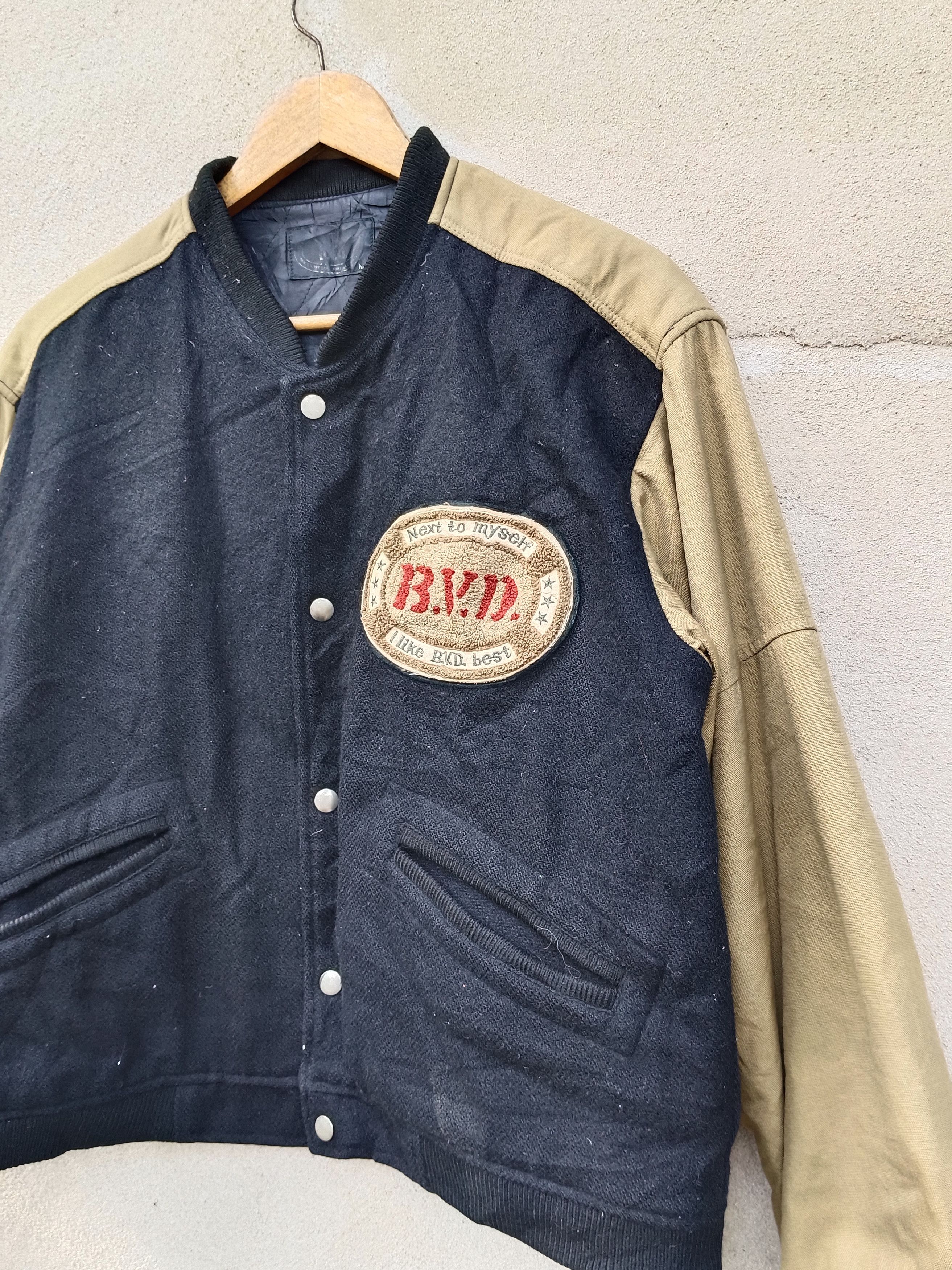 14th Addiction × If Six Was Nine Vintage 90s BVD varsity jacket wool Size US M / EU 48-50 / 2 - 3 Thumbnail