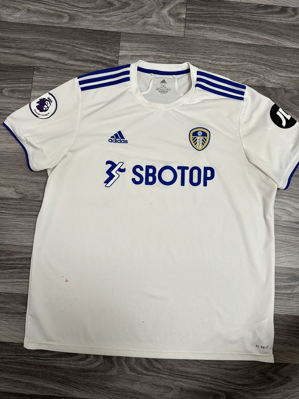 Adidas Adidas Leeds United 2020-2021 Home Football Jersey shirt Size US XXL / EU 58 / 5 - 1 Thumbnail