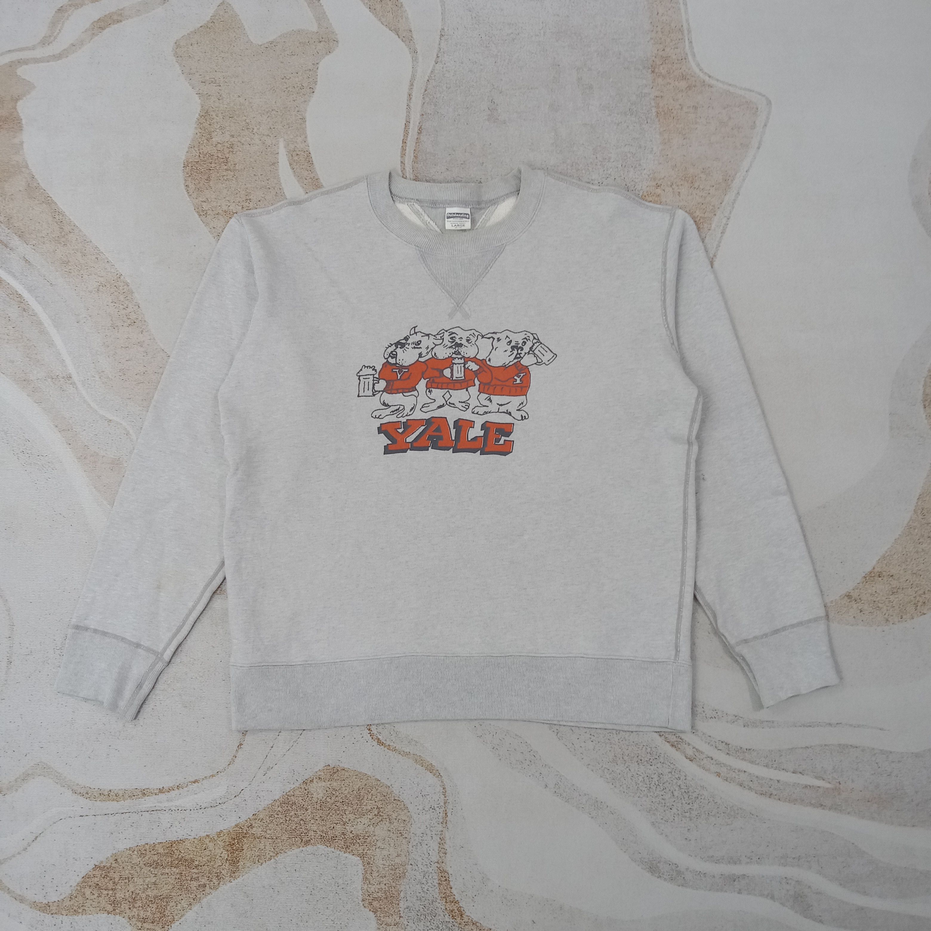 Vintage Bulldog Yale University Promo Sweatshirt C261N15 Size US L / EU 52-54 / 3 - 1 Thumbnail