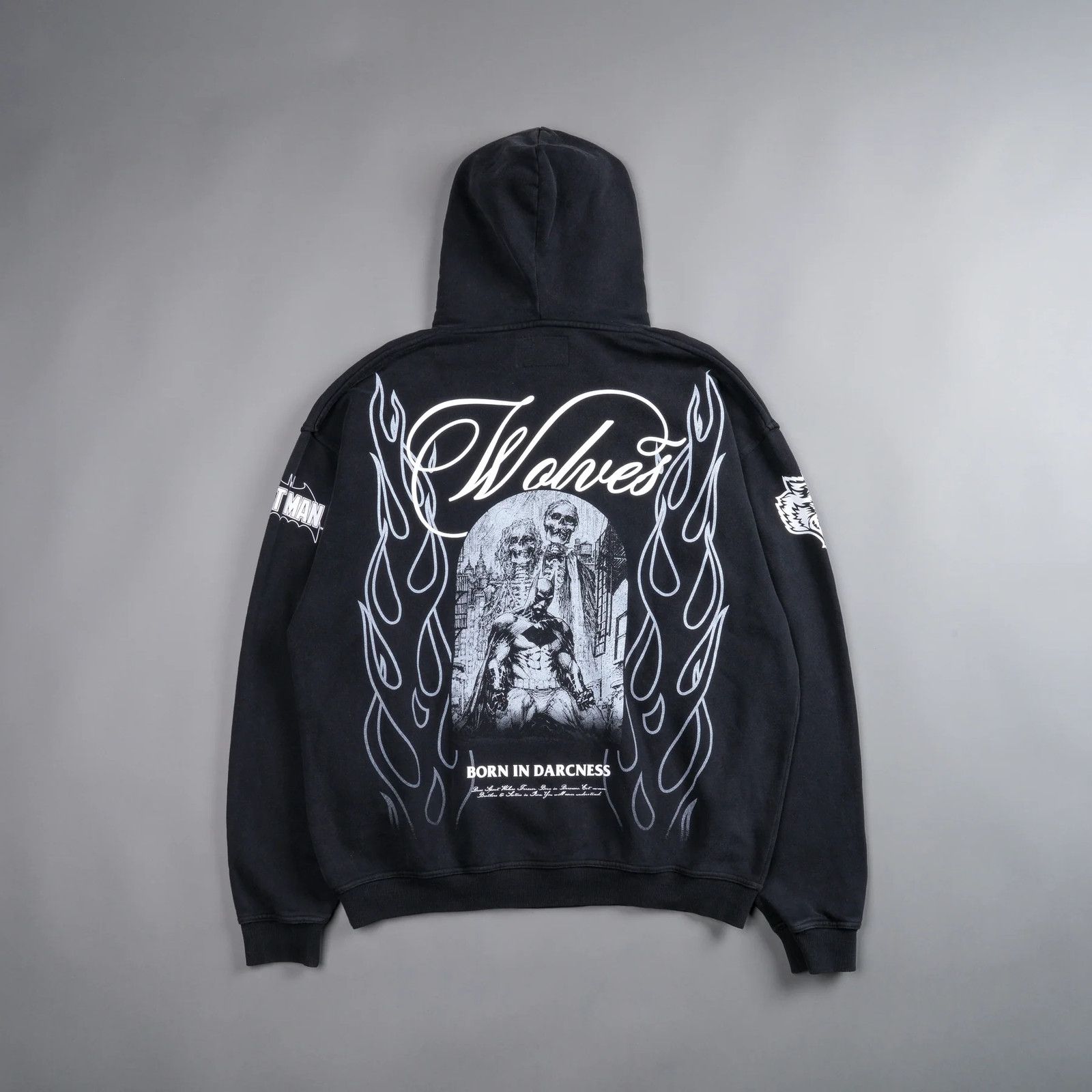 Image of Darc Sport X Batman X Bane 1-500 XL Soldout Hoodie Limited in Black, Men's