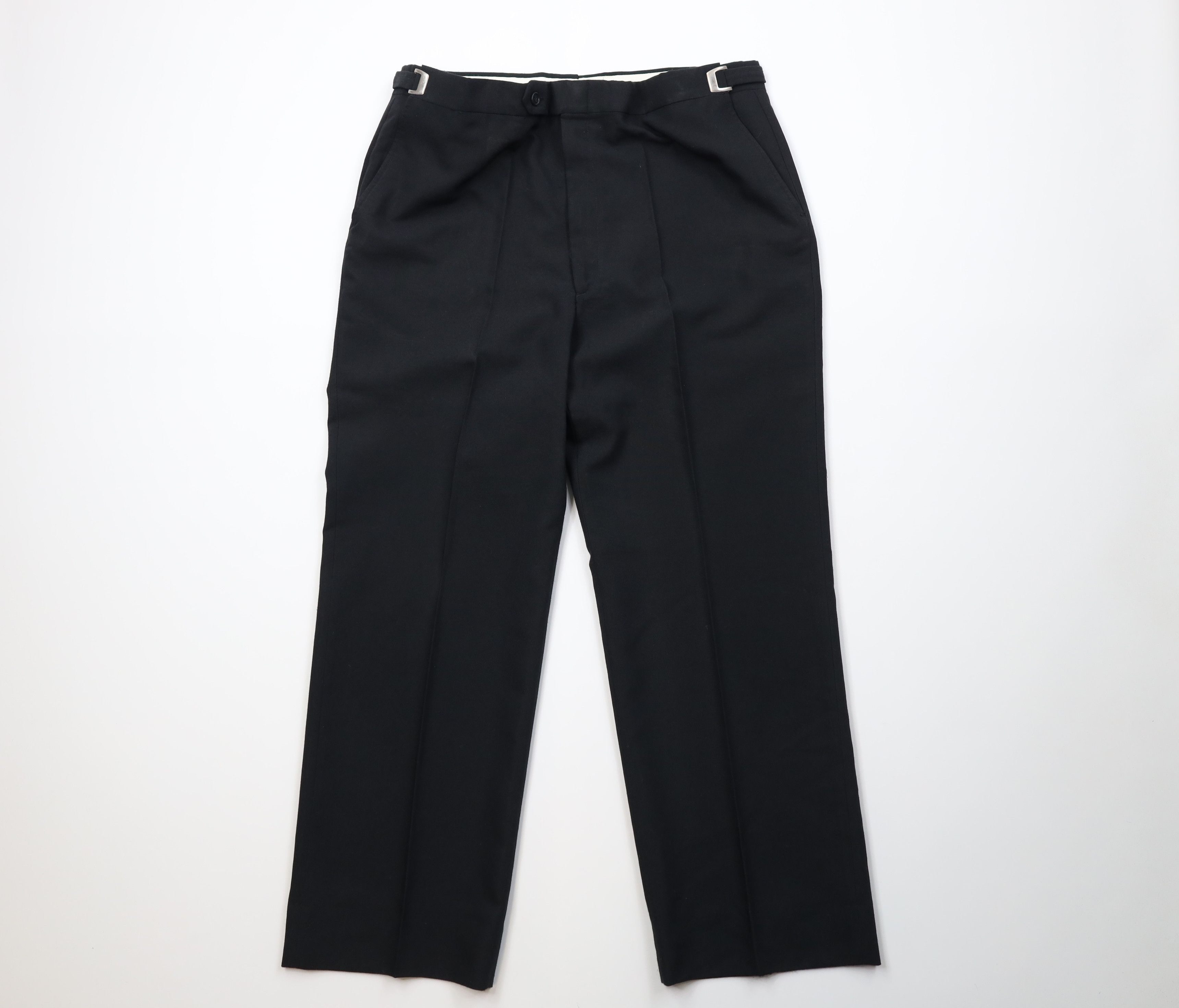 Vintage Vintage 70s Streetwear Buckle Waist Wide Leg Chino Pants USA Size US 38 / EU 54 - 1 Thumbnail