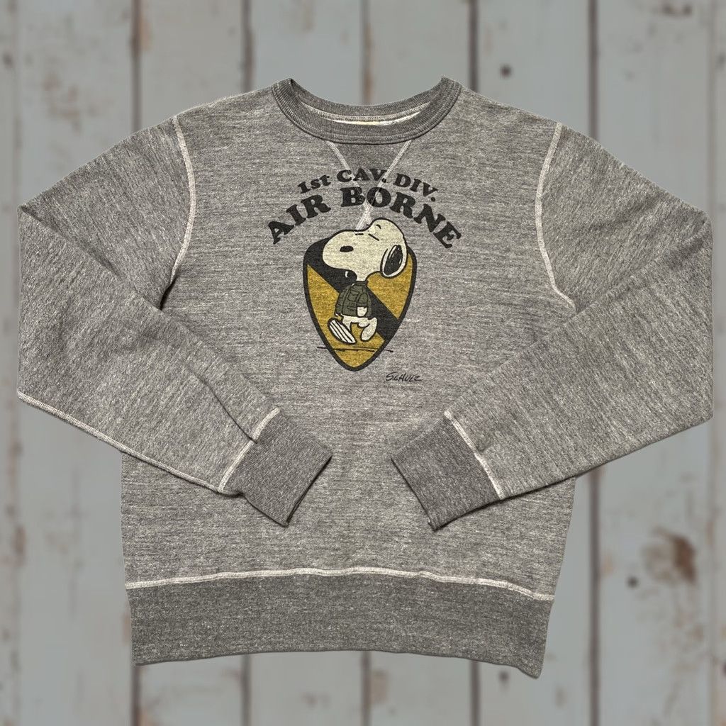 Buzz Rickson's Buzz Rickson Snoopy Single Sweatshirt US military USAF Gray S Unisex Adults Pullover 50s 60s Vintage Size US S / EU 44-46 / 1 - 1 Thumbnail