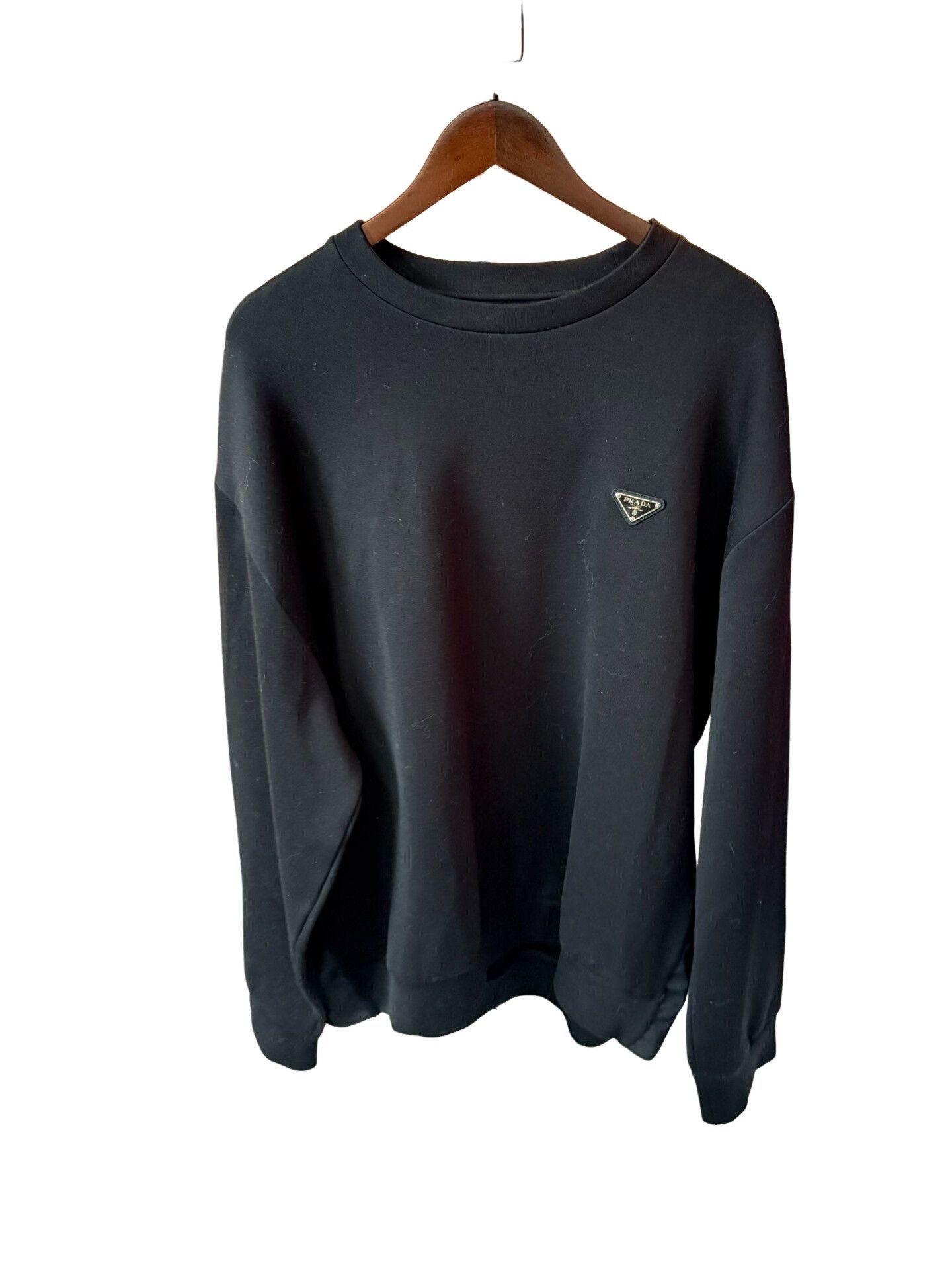 Prada Prada Triangle Logo Sweatshirt XL Size US XL / EU 56 / 4 - 1 Thumbnail
