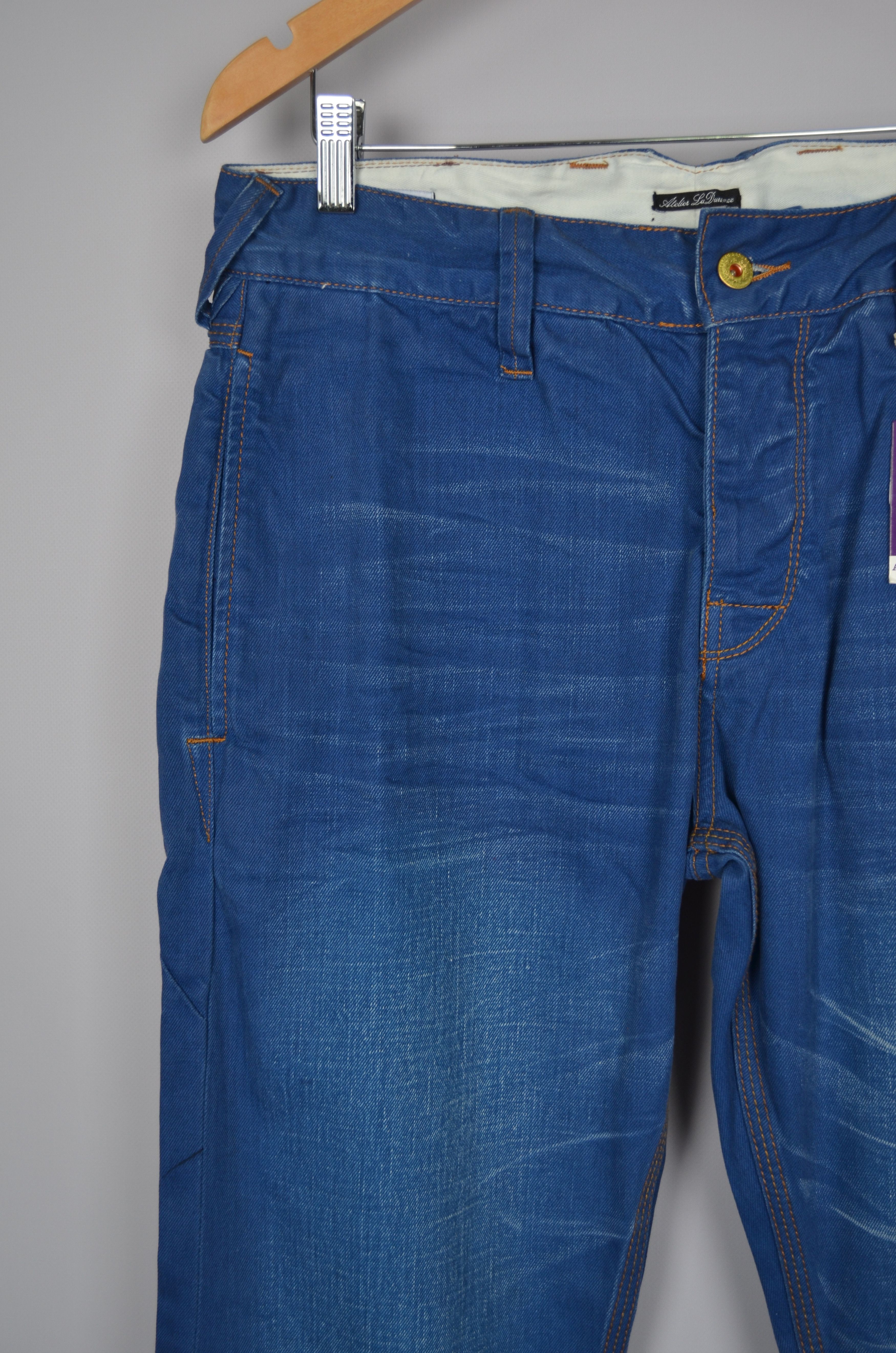 Atelier La Durance × Designer × Japanese Brand Atelier LaDurance Royston Chino Japanese Blue 12 1/2oz Jeans Size US 32 / EU 48 - 4 Thumbnail